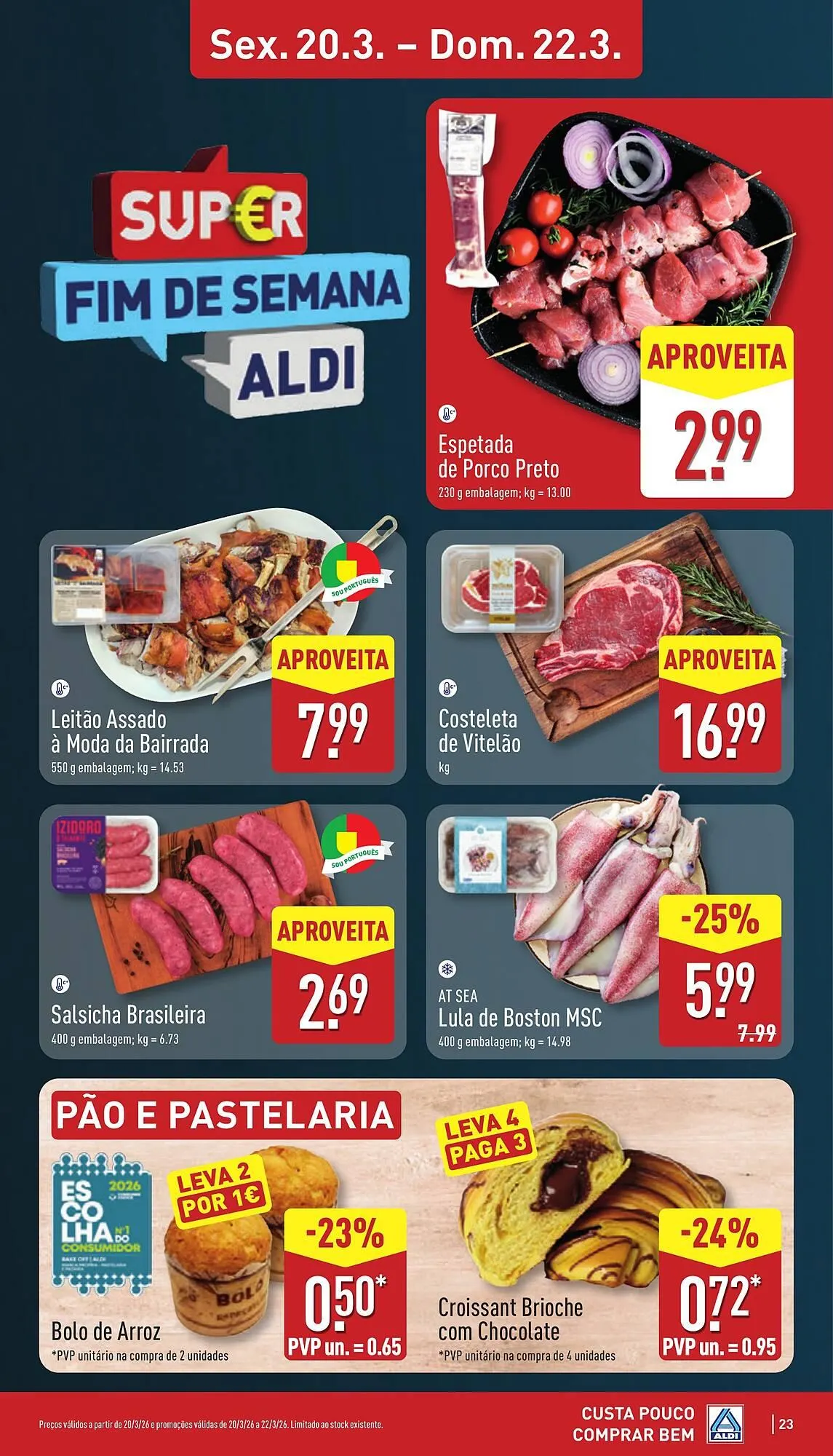 Folheto Folheto ALDI de 16 de março até 22 de março 2026 - Pagina 23