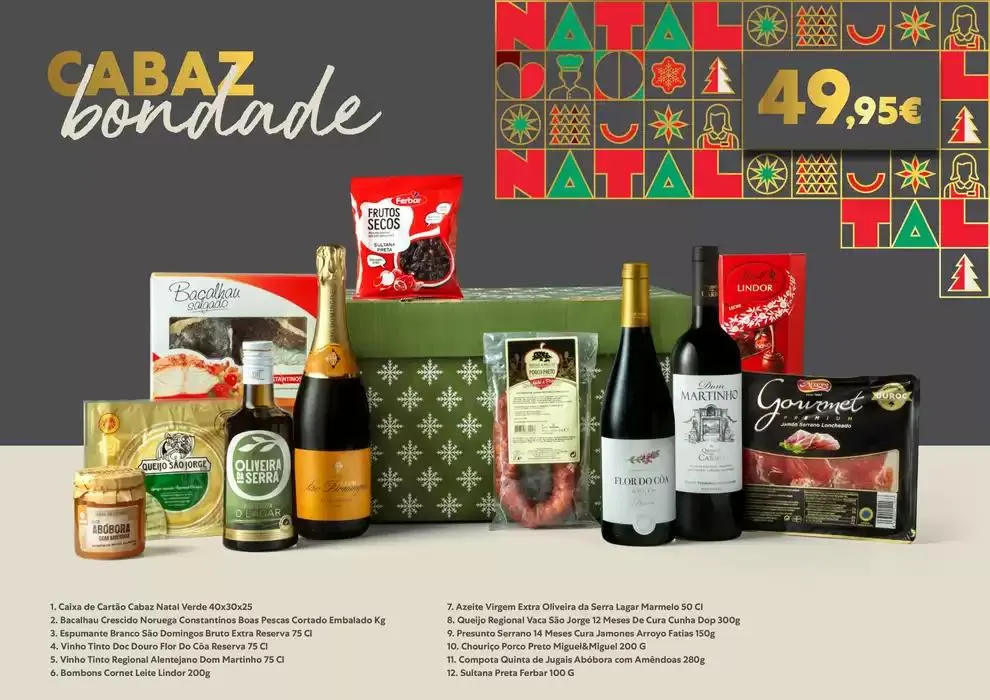 Folheto Recheio Cabazes de Natal de 21 de novembro até 31 de dezembro 2024 - Pagina 9
