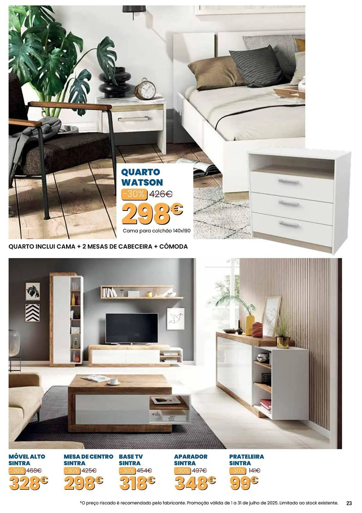 Folheto Folheto Hiper Centro do Móvel de 1 de julho até 31 de julho 2025 - Pagina 23