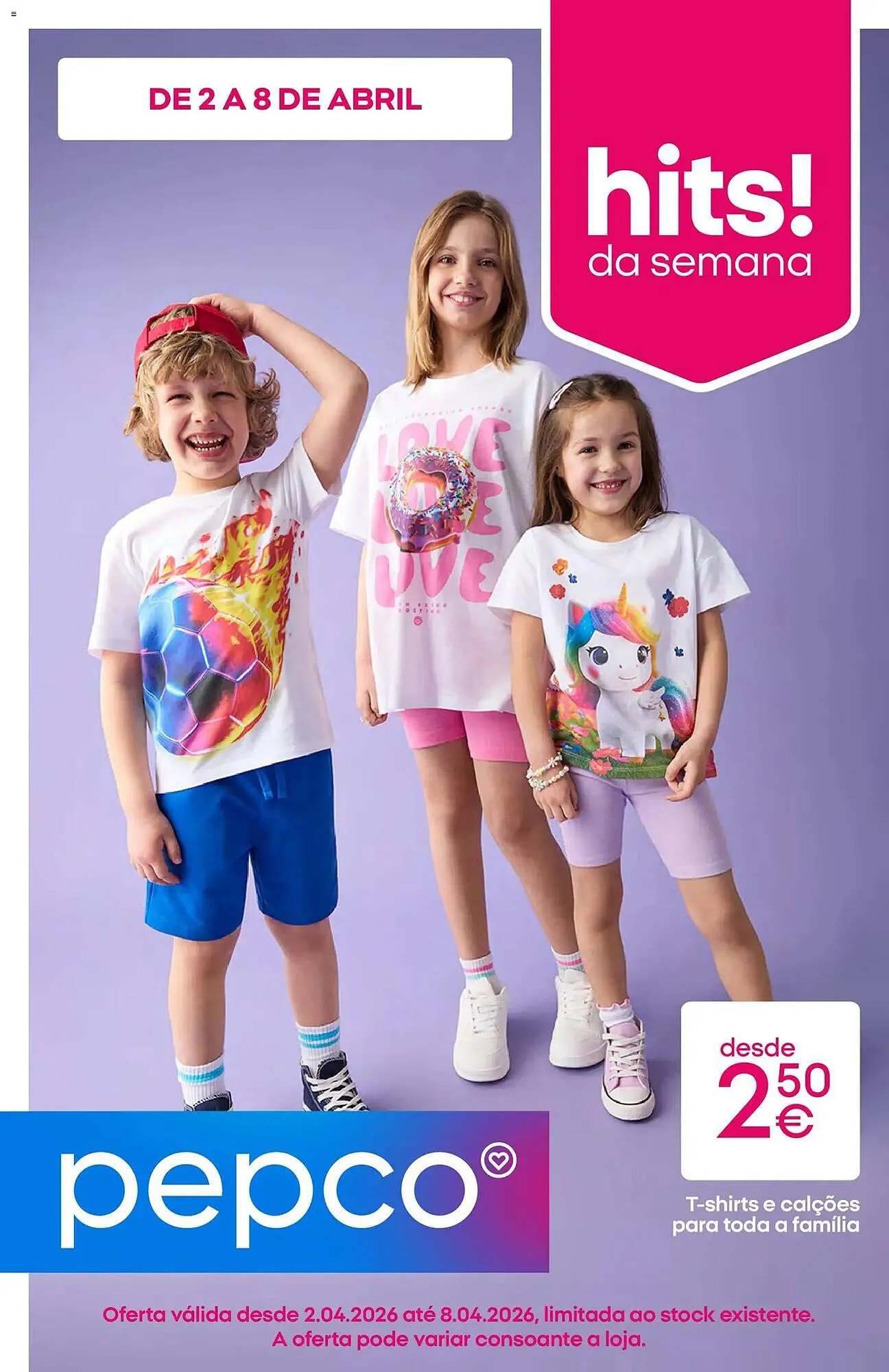 Folheto Catálogo Pepco de 2 de abril até 9 de abril 2026 - Pagina 1