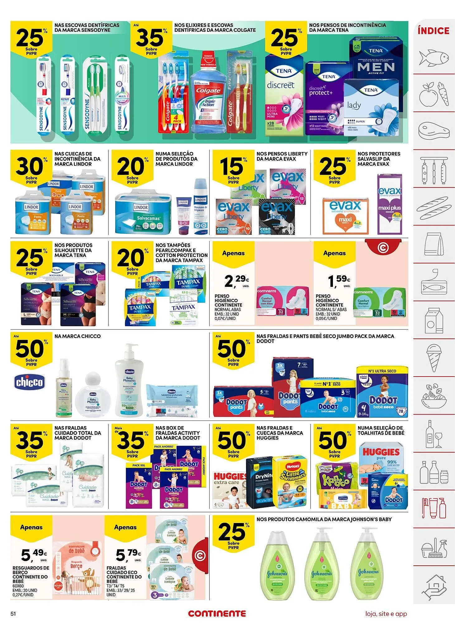 Folheto Folheto Continente de 25 de março até 31 de março 2025 - Pagina 51
