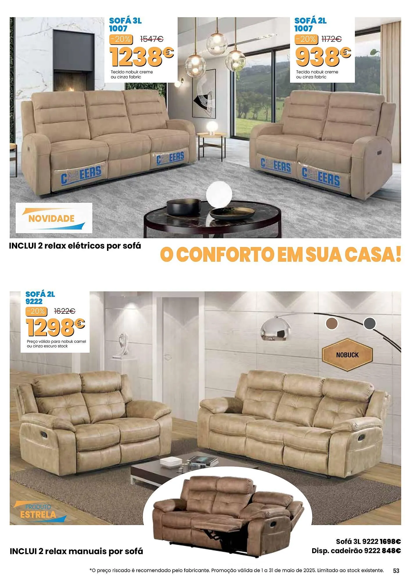 Folheto Folheto Hiper Centro do Móvel de 1 de maio até 31 de maio 2025 - Pagina 53