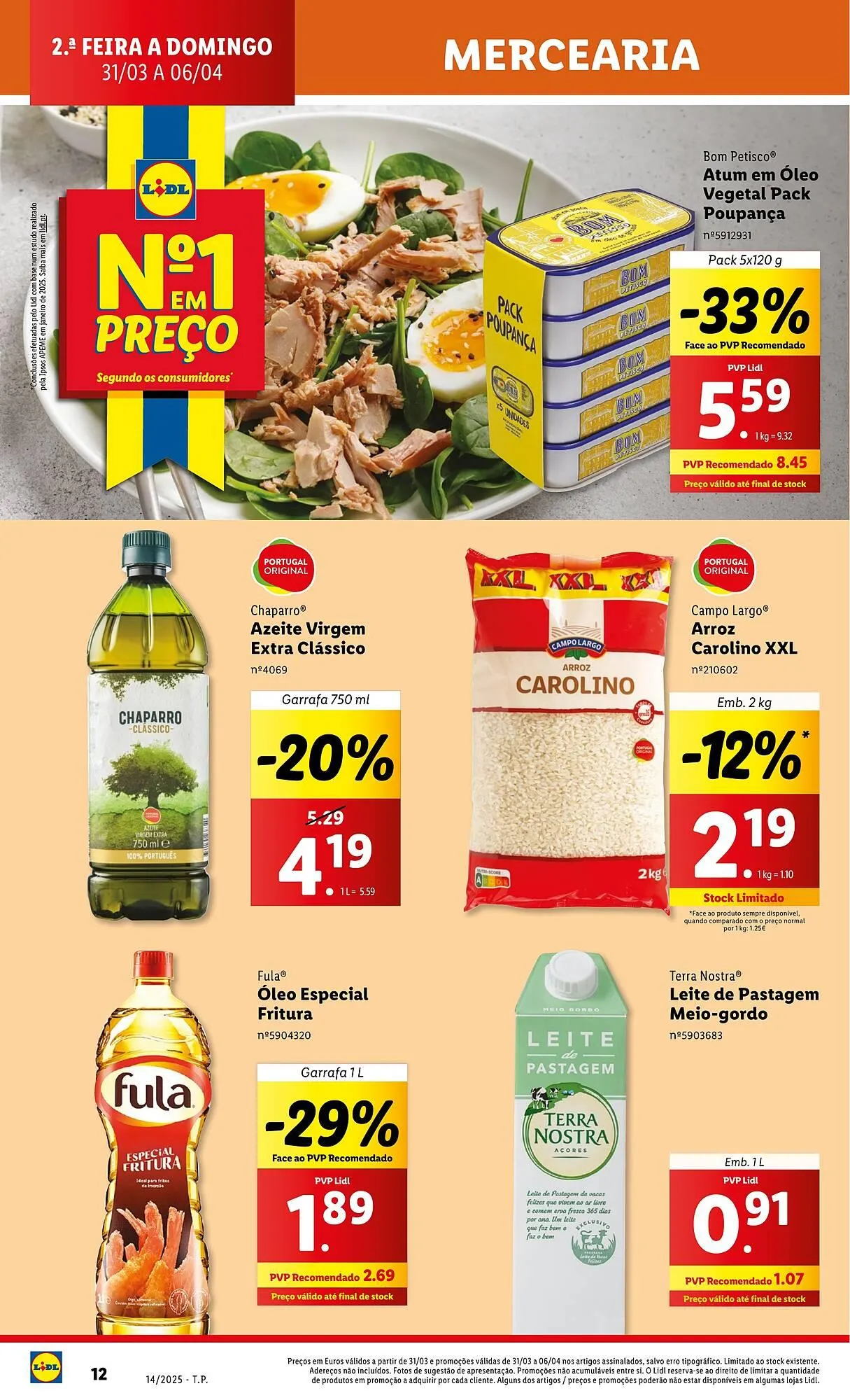 Folheto Folheto Lidl de 31 de março até 6 de abril 2025 - Pagina 12