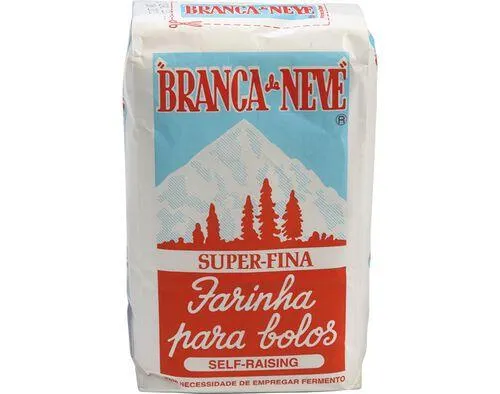 farinha de trigo branca de neve super fina 1kg