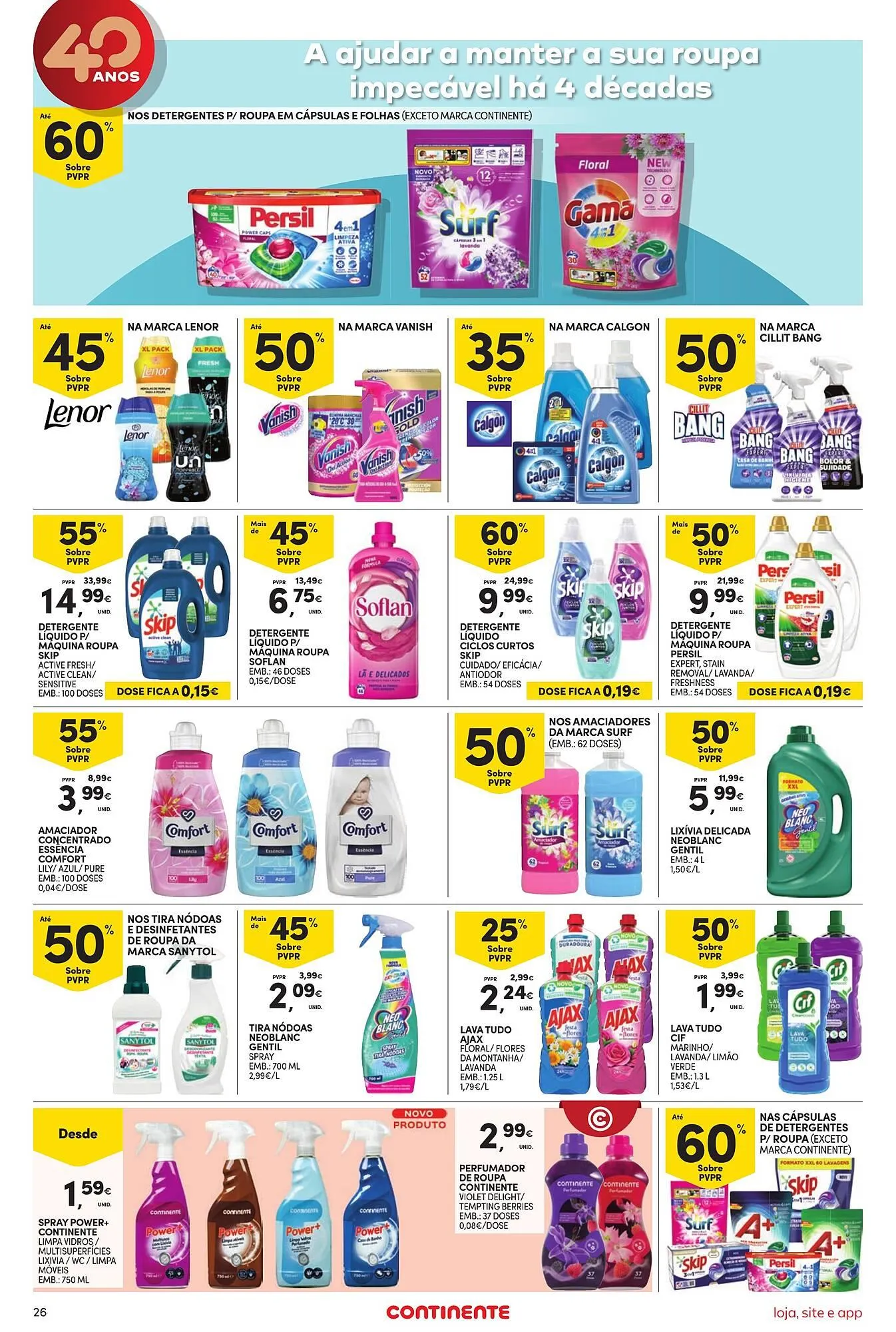Folheto Folheto Continente Bom dia de 13 de maio até 19 de maio 2025 - Pagina 26