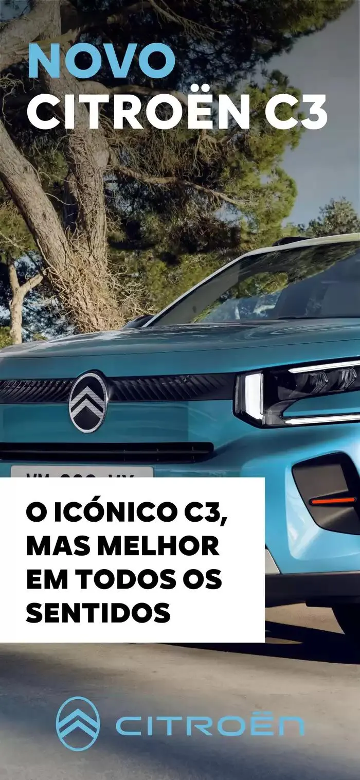 Folheto Citroen Novo C3. de 18 de novembro até 18 de novembro 2025 - Pagina 1