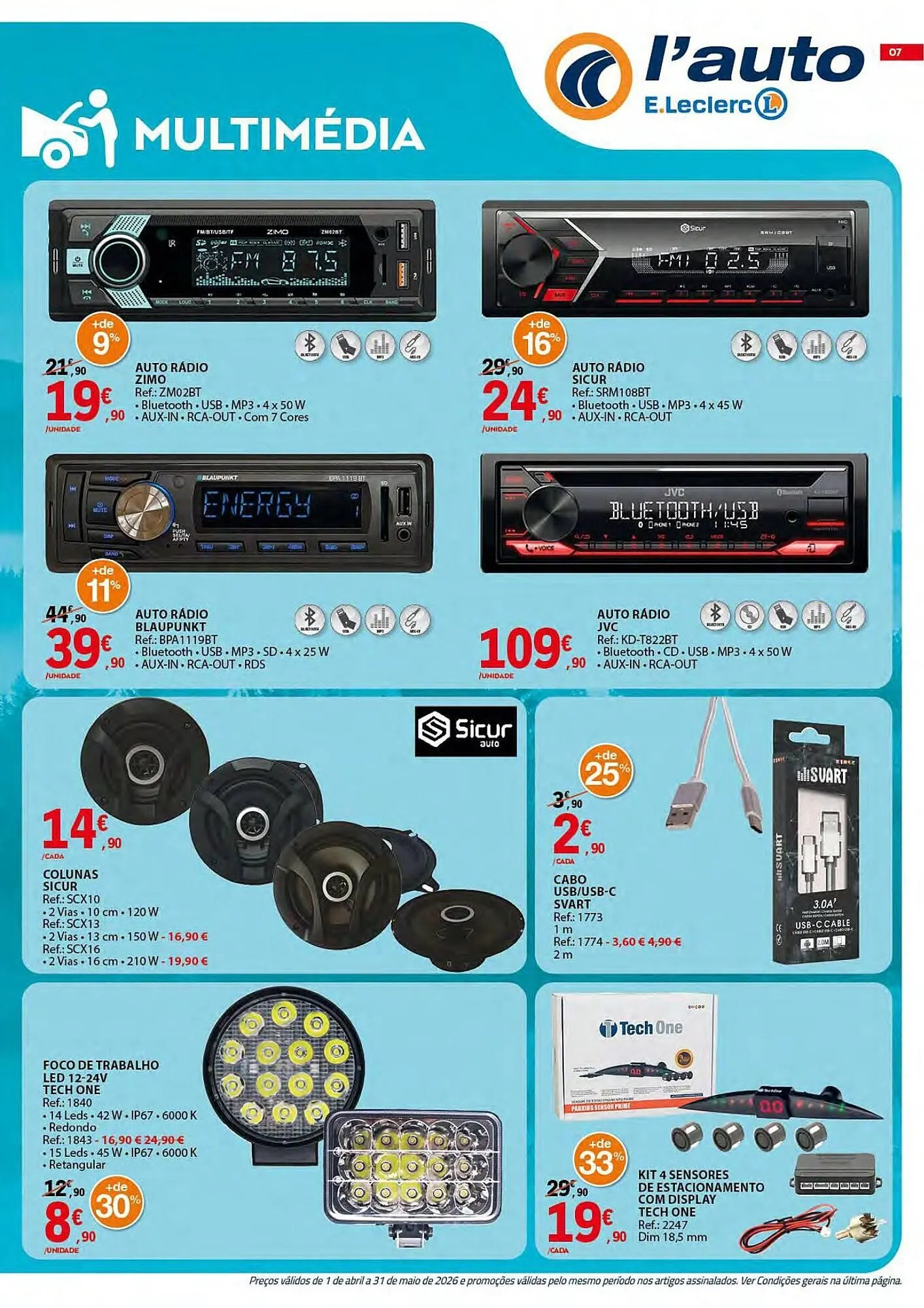Folheto Folheto E.Leclerc de 1 de abril até 31 de maio 2026 - Pagina 7