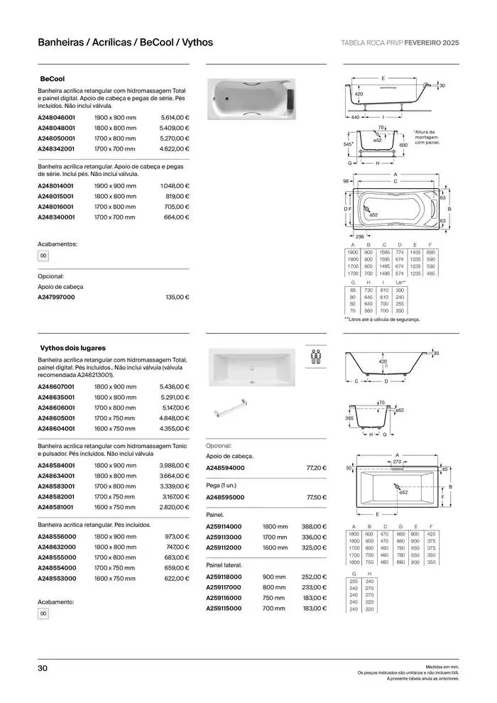 Folheto Soluções de Banho  de 6 de janeiro até 31 de dezembro 2025 - Pagina 32