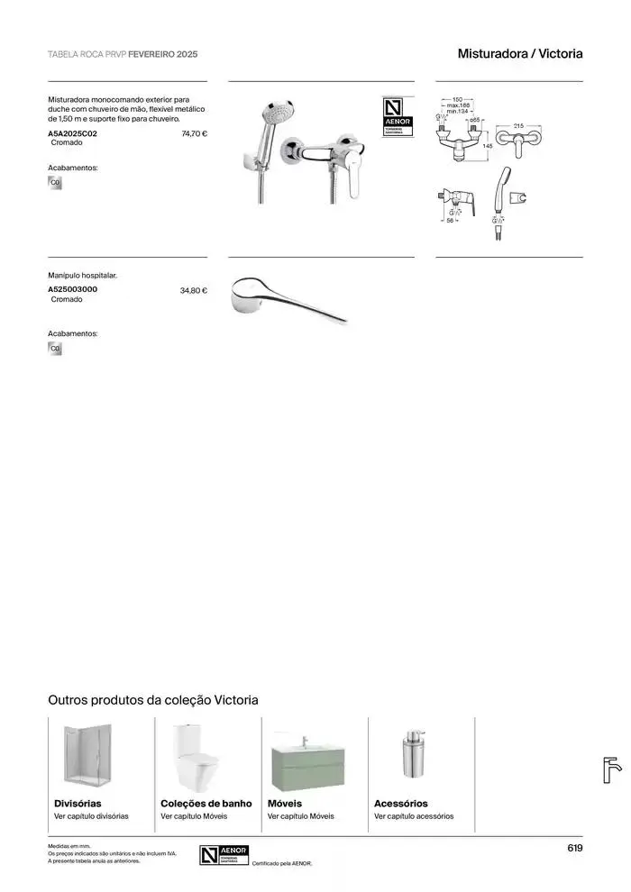 Folheto Soluções de Banho  de 6 de janeiro até 31 de dezembro 2025 - Pagina 621