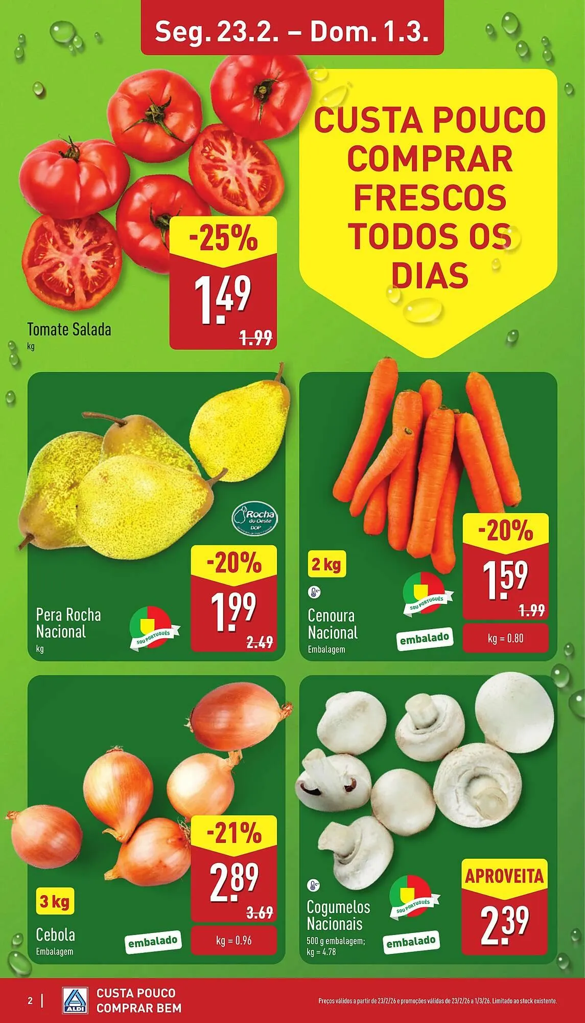 Folheto Folheto ALDI de 23 de fevereiro até 1 de março 2026 - Pagina 2