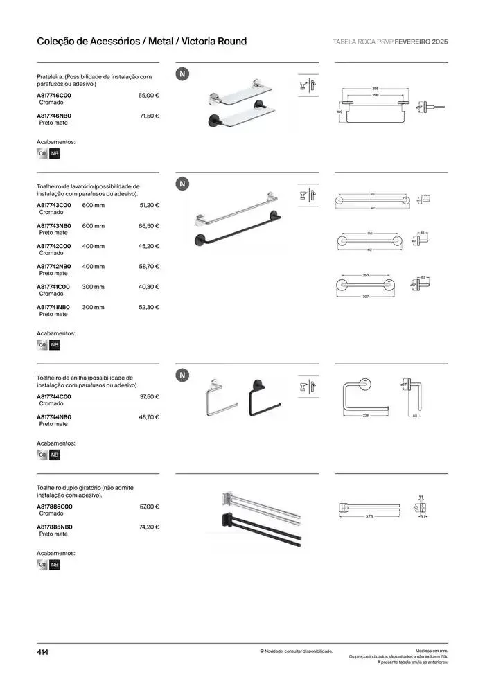 Folheto Soluções de Banho  de 6 de janeiro até 31 de dezembro 2025 - Pagina 416