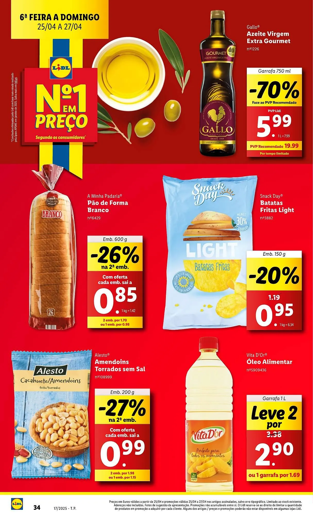 Folheto Folheto Lidl de 21 de abril até 27 de abril 2025 - Pagina 34