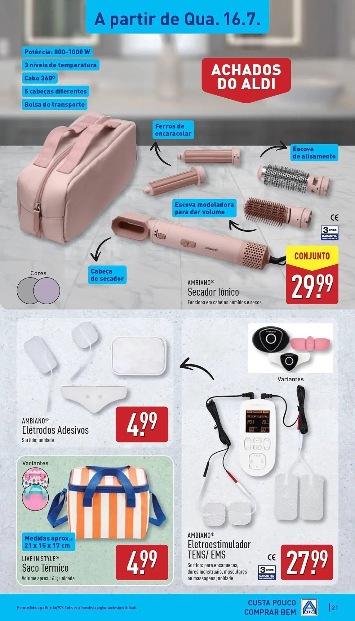 Folheto Folheto ALDI de 14 de julho até 20 de julho 2025 - Pagina 21