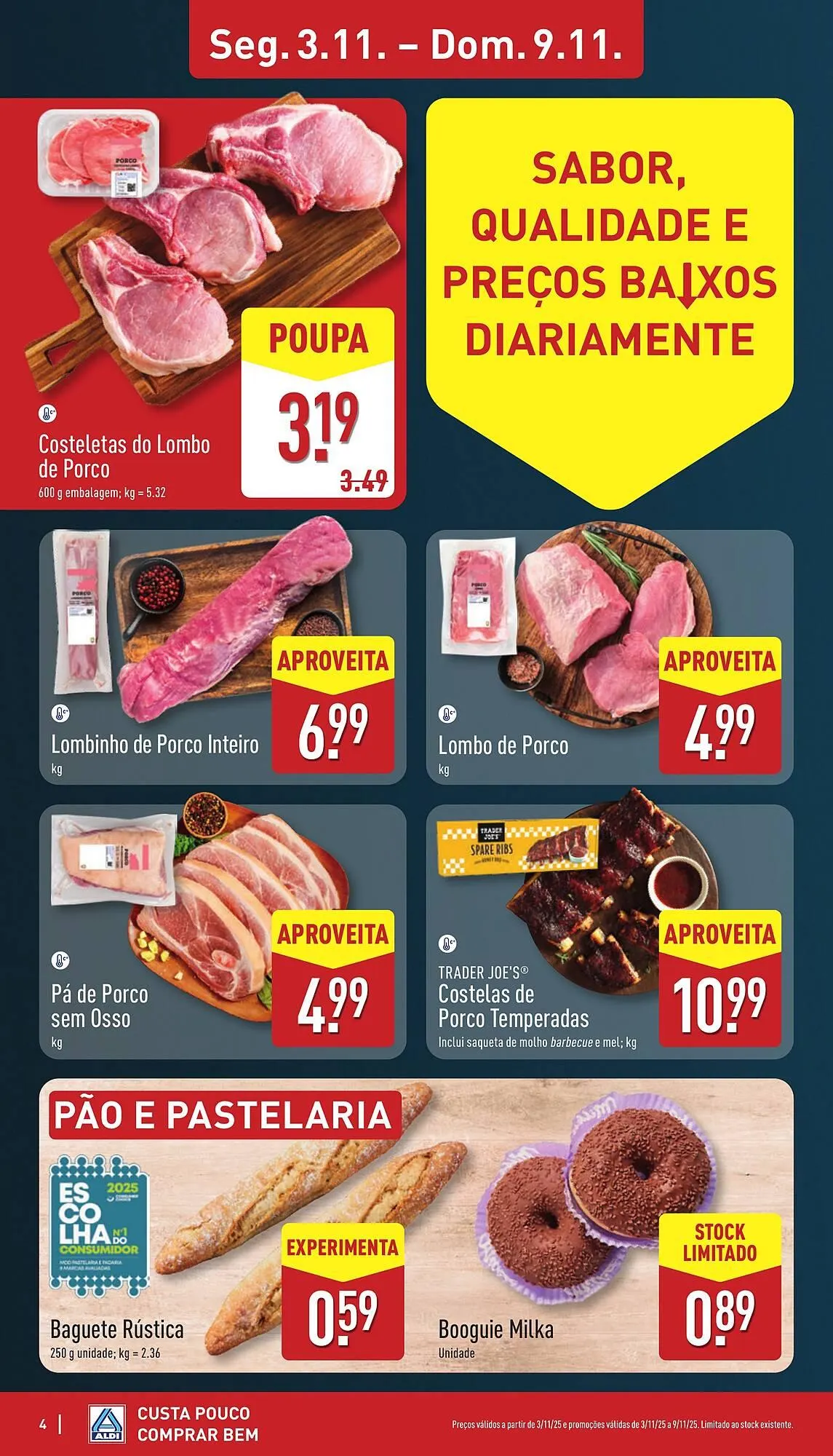Folheto Folheto ALDI de 3 de novembro até 9 de novembro 2025 - Pagina 4