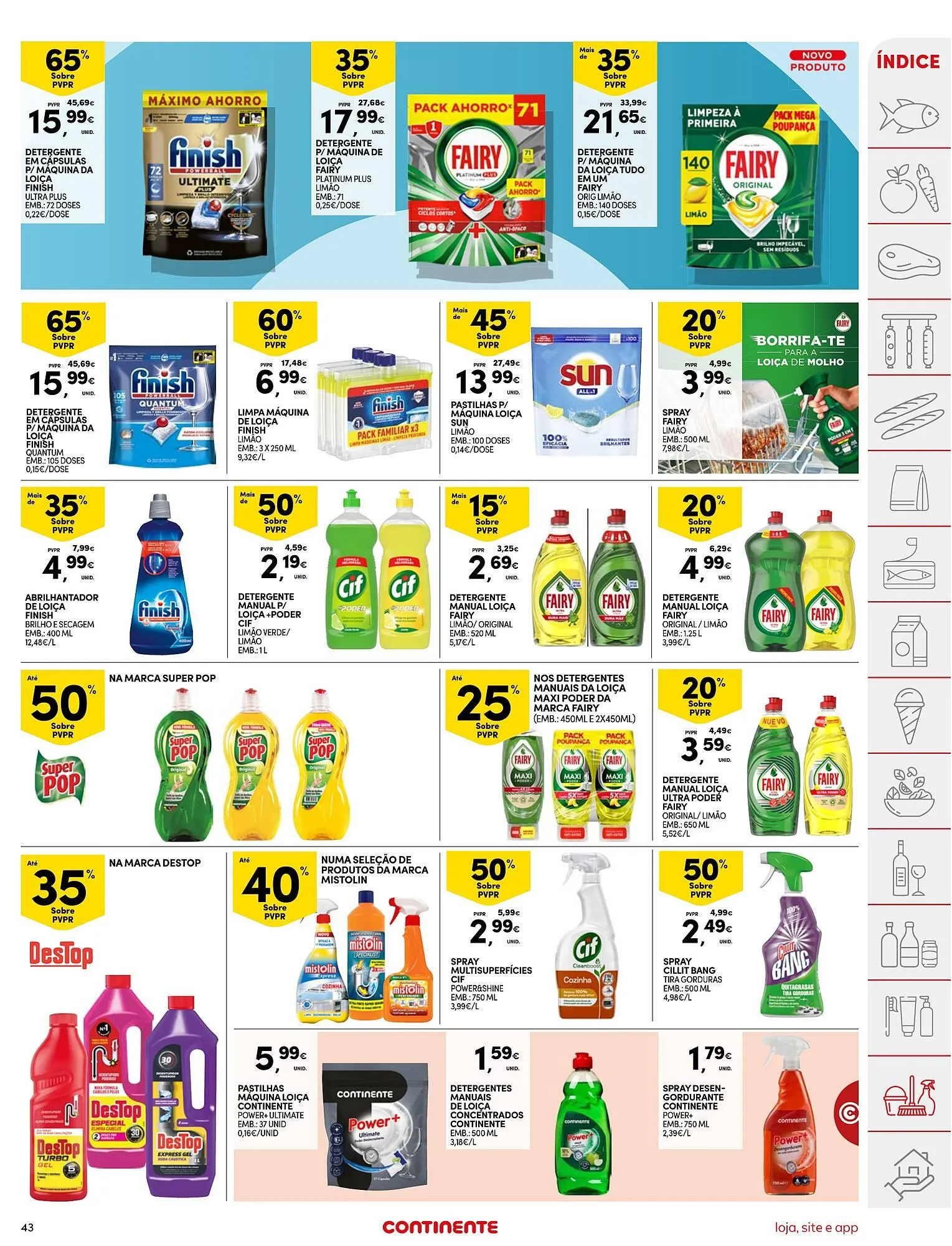 Folheto Folheto Continente de 24 de fevereiro até 2 de março 2026 - Pagina 43