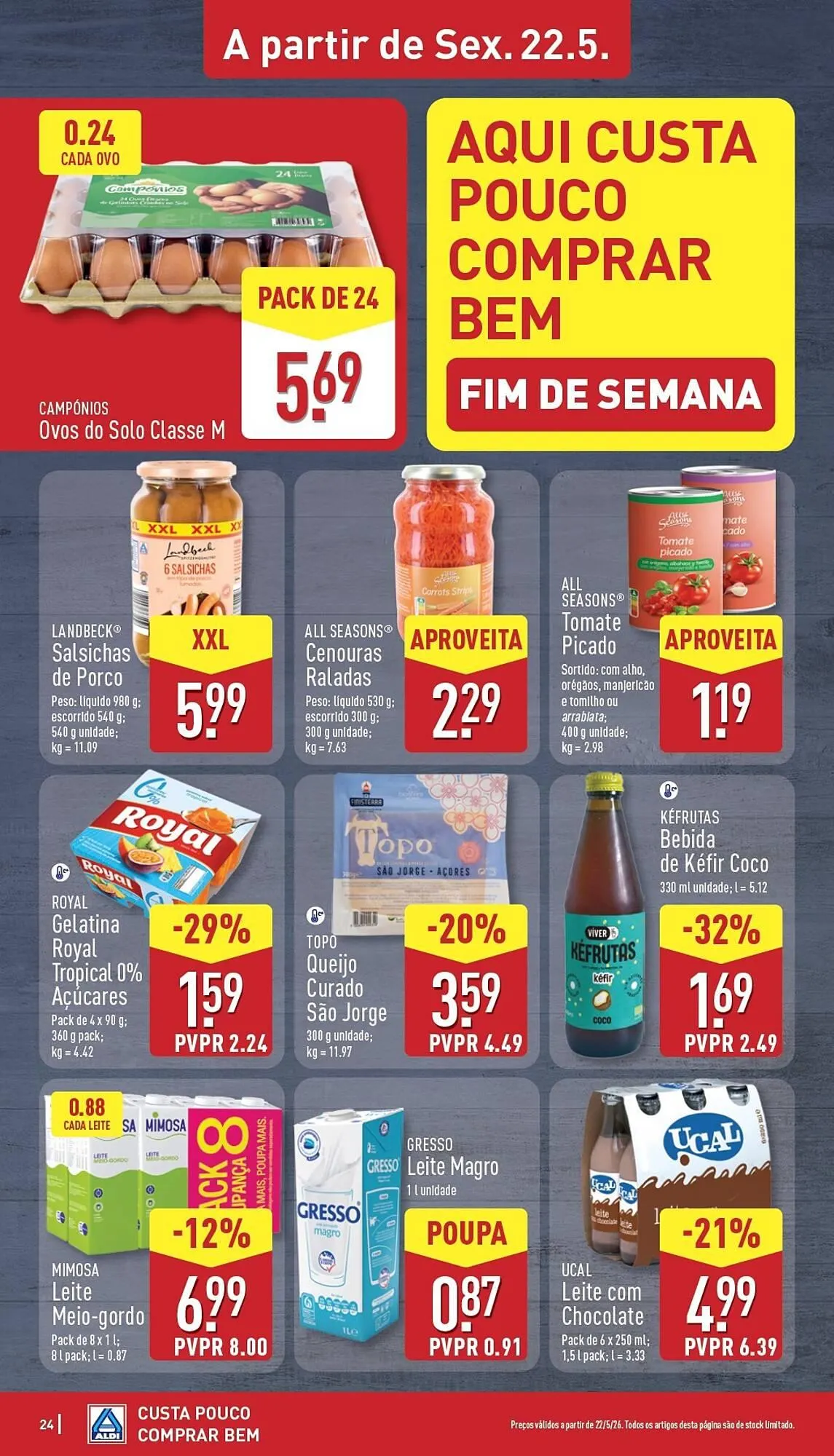 Folheto Folheto ALDI de 18 de maio até 24 de maio 2026 - Pagina 24