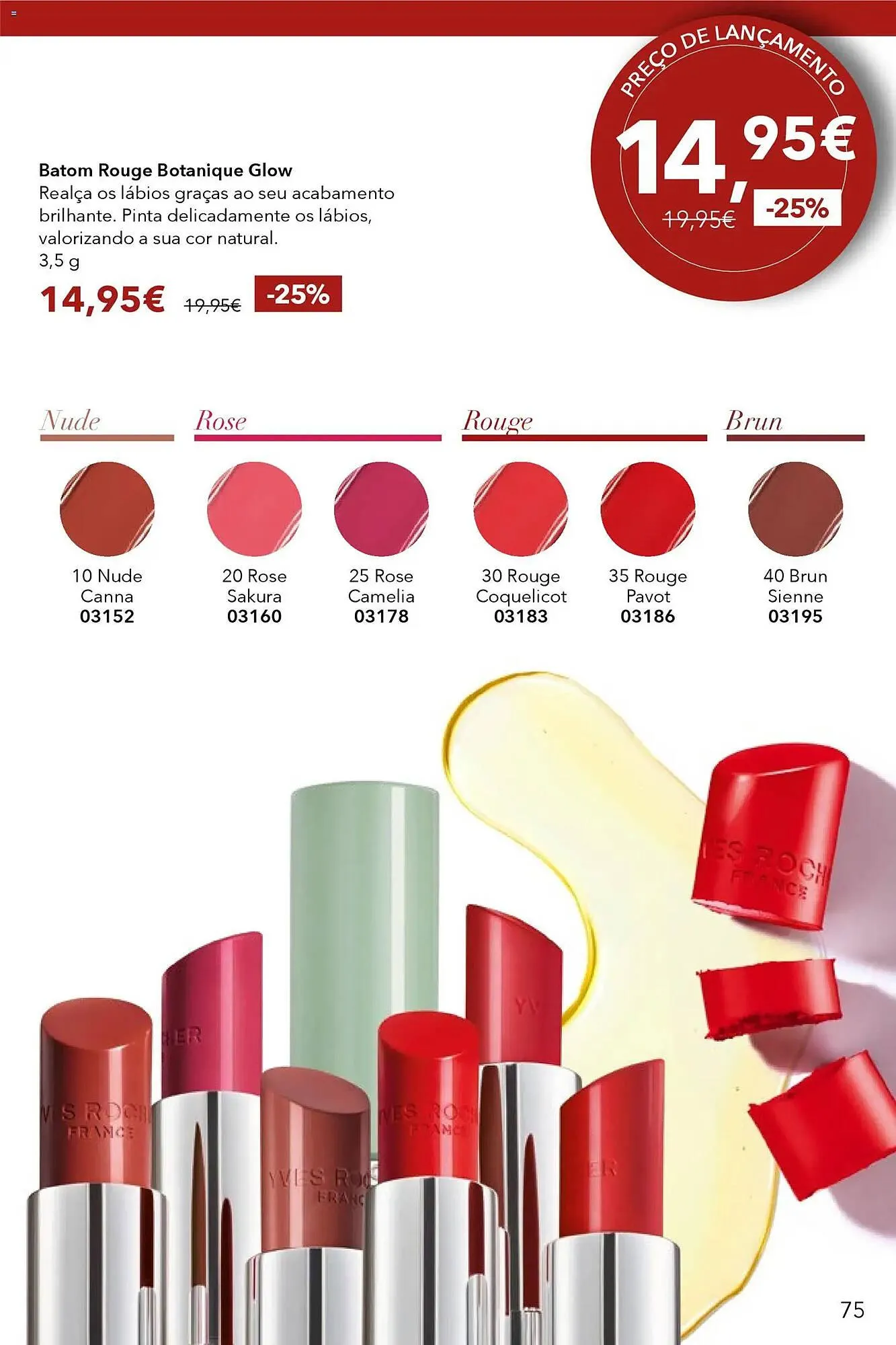 Folheto Catálogo Yves Rocher de 31 de março até 17 de abril 2026 - Pagina 75