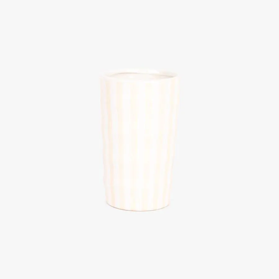 Copo WC às riscas bege VICHY