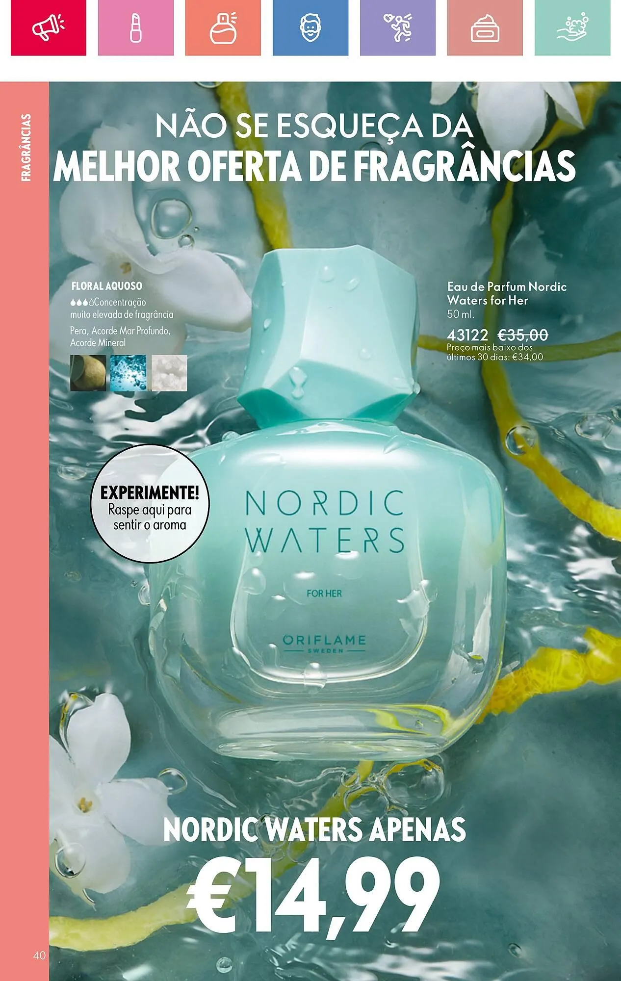 Folheto Folheto Oriflame de 13 de abril até 3 de maio 2025 - Pagina 40