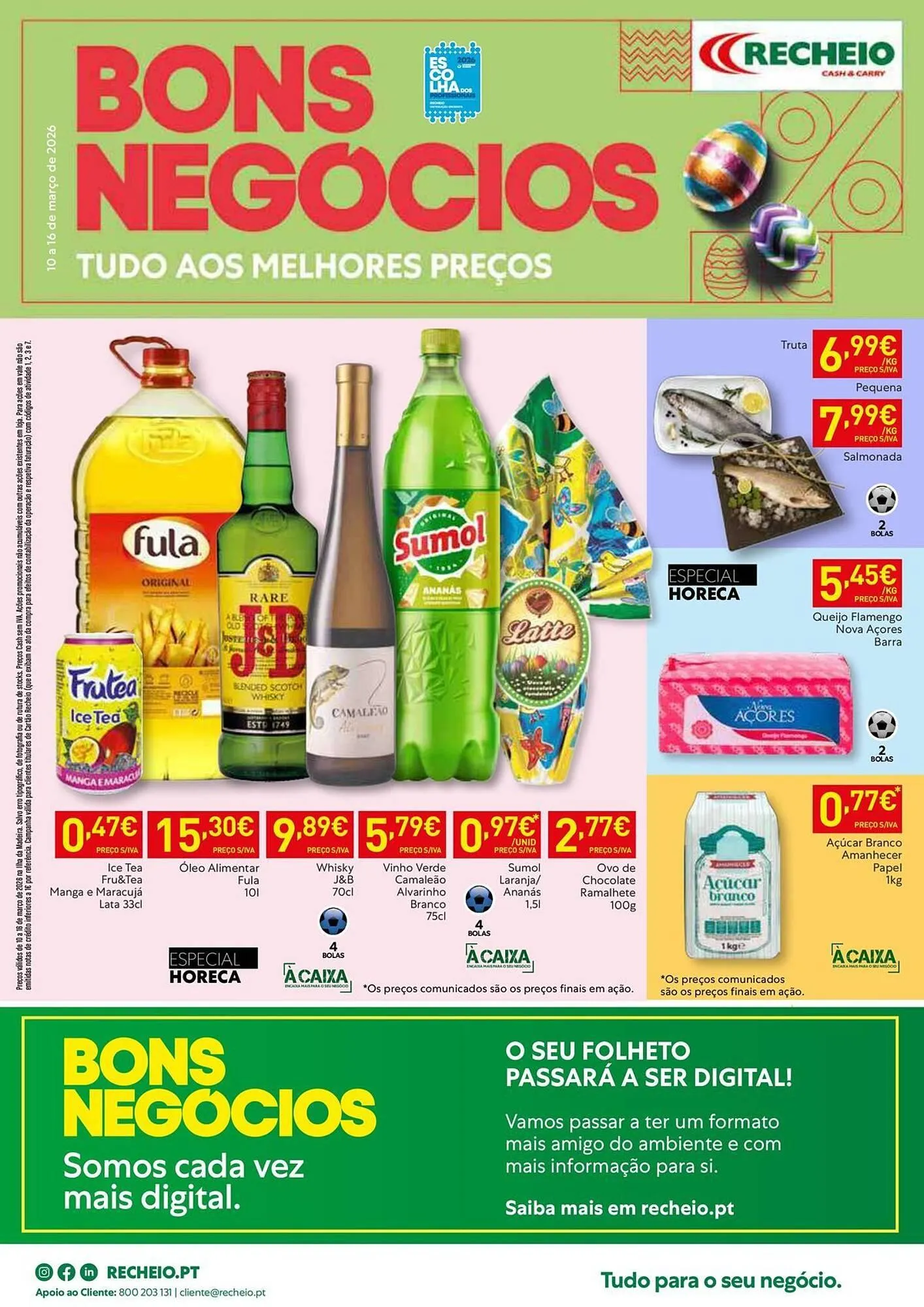 Folheto Folheto Recheio de 10 de março até 16 de março 2026 - Pagina 1