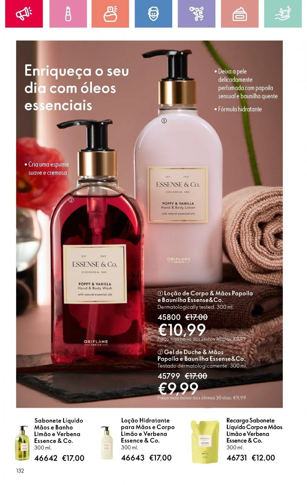 Folheto Folheto de Oriflame até 05.07.2025 de 18 de junho até 5 de julho 2025 - Pagina 132