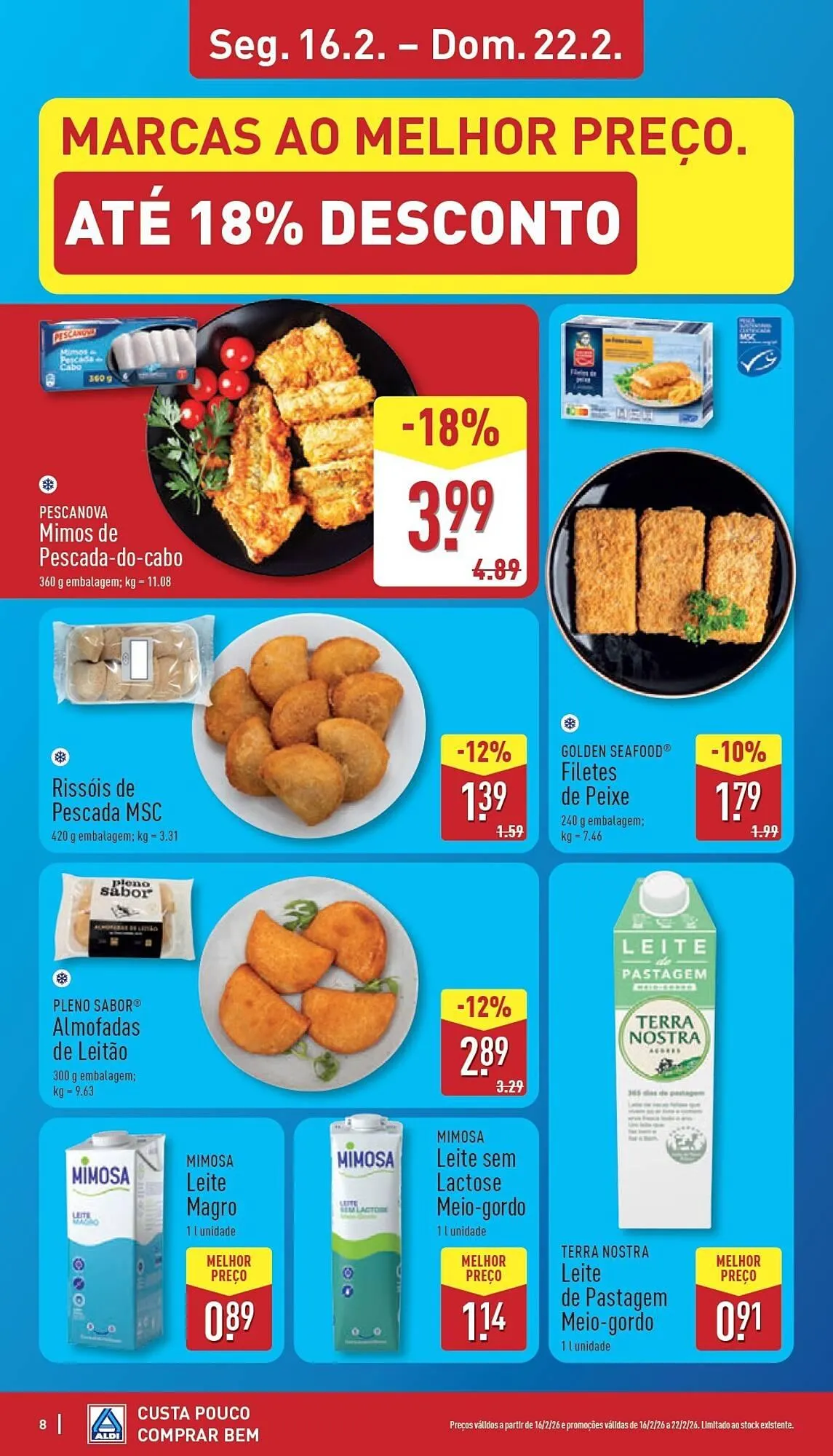 Folheto Folheto ALDI de 16 de fevereiro até 22 de fevereiro 2026 - Pagina 8