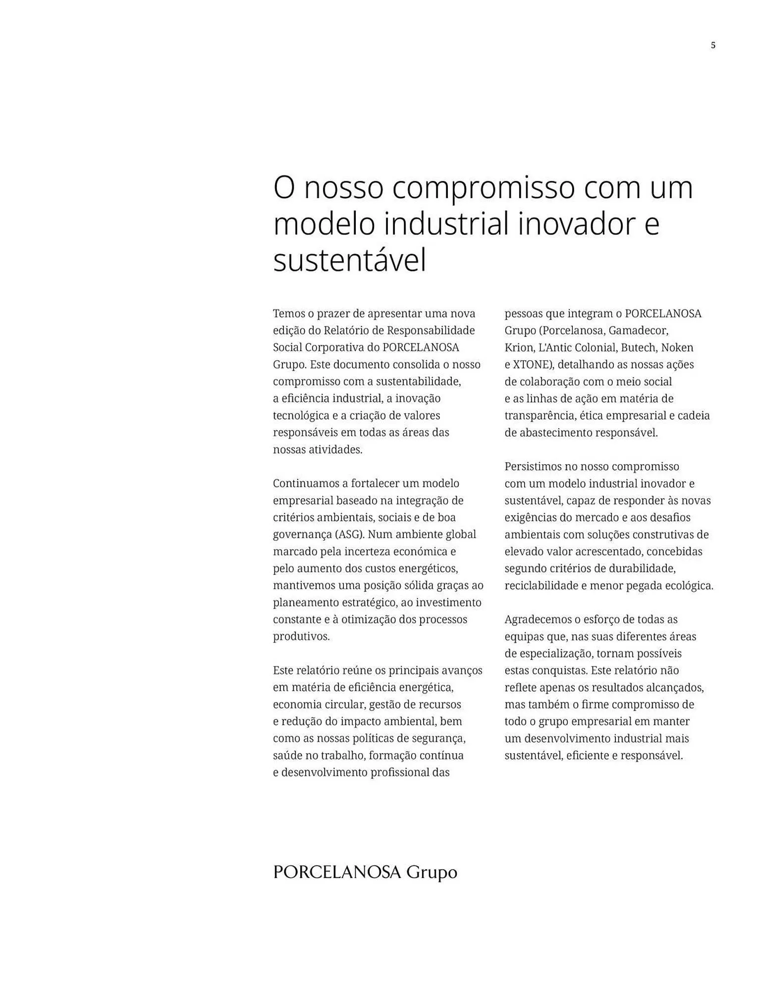 Folheto Catálogo Porcelanosa de 7 de janeiro até 31 de dezembro 2026 - Pagina 5