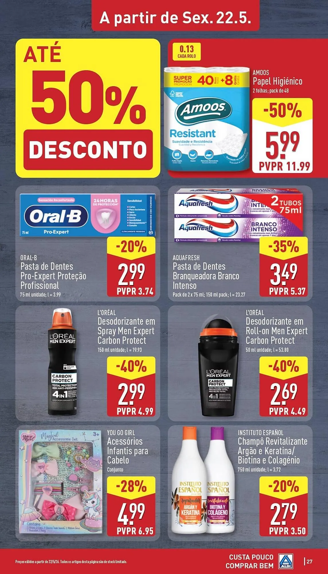 Folheto Folheto ALDI de 18 de maio até 24 de maio 2026 - Pagina 27