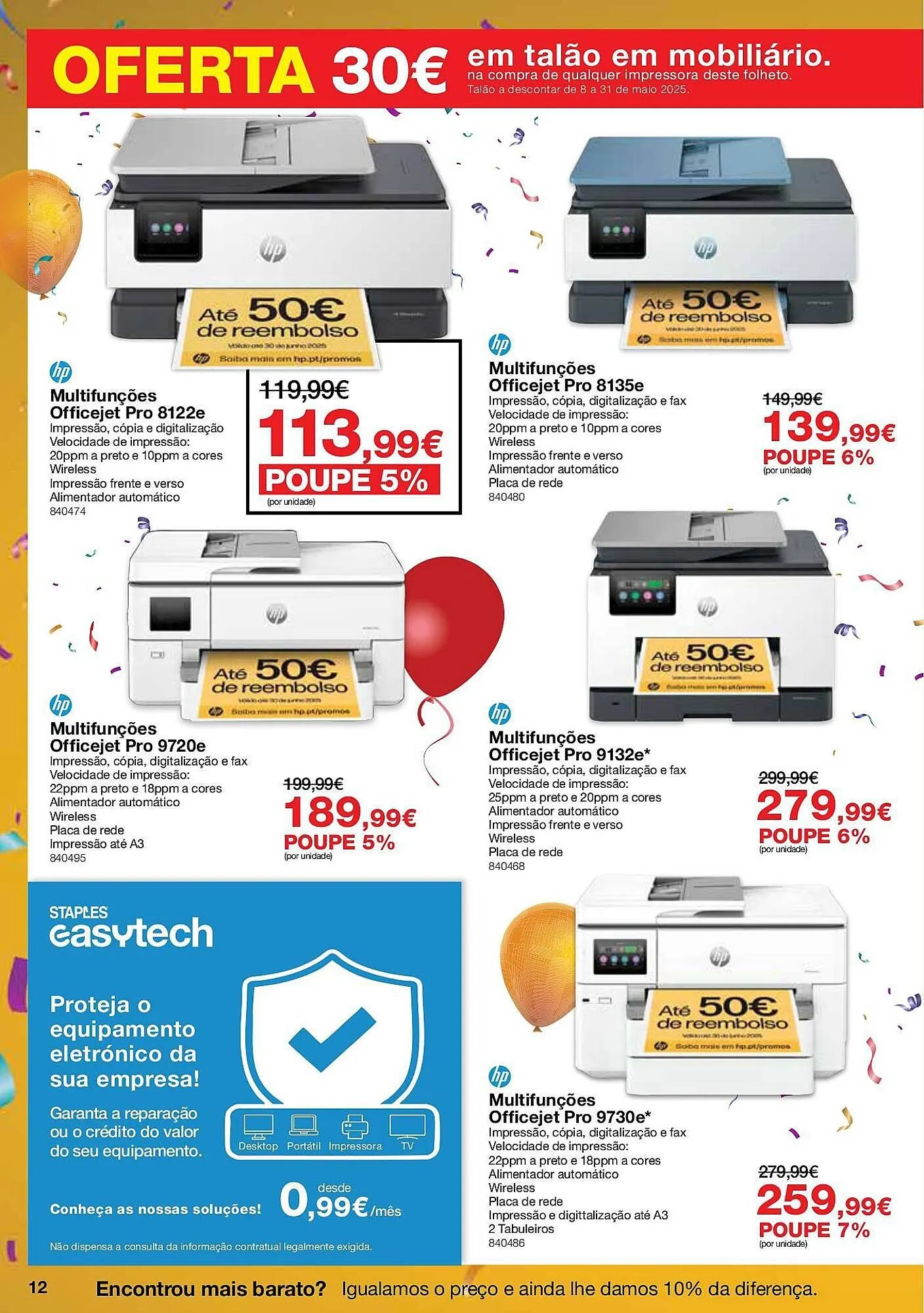 Folheto Folheto Staples de 8 de maio até 22 de maio 2025 - Pagina 12