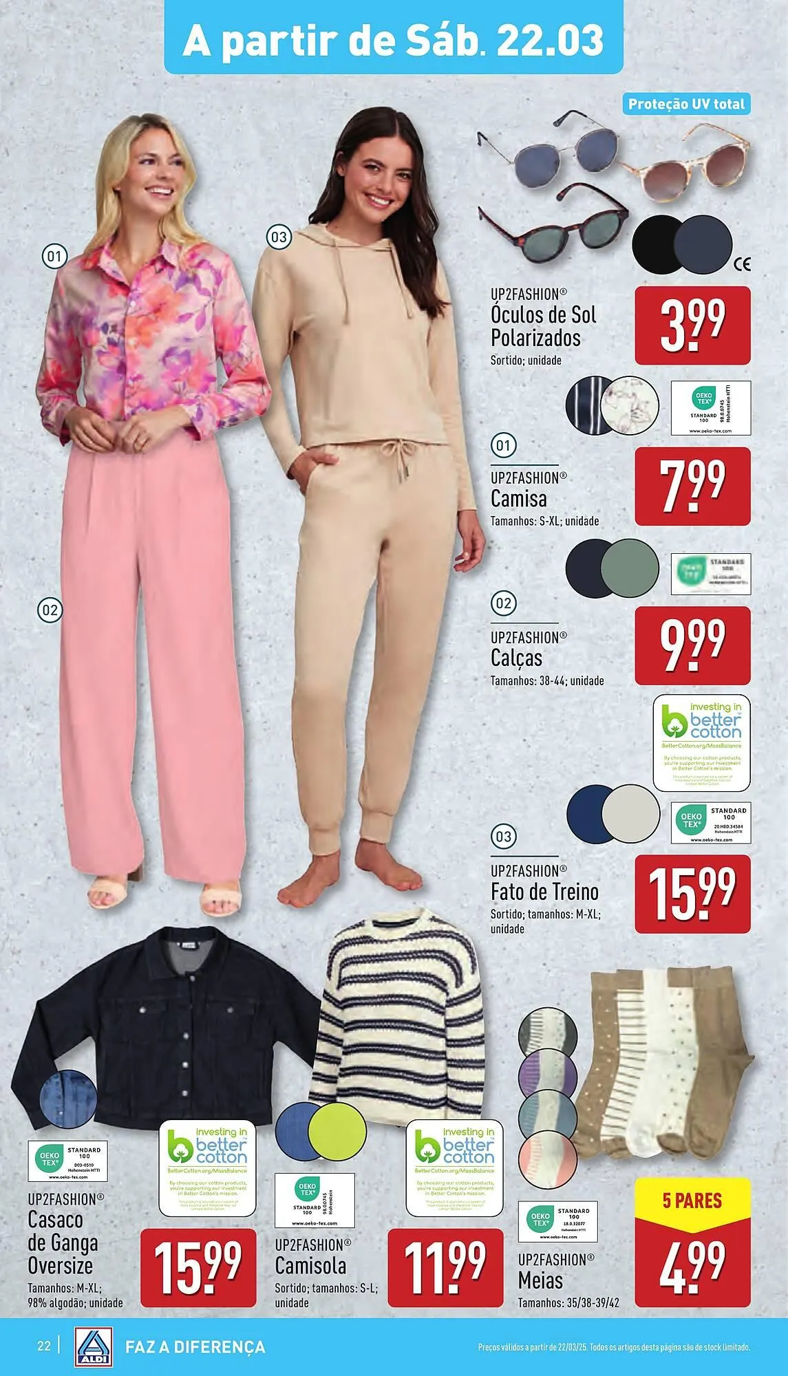 Folheto Folheto ALDI de 19 de março até 25 de março 2025 - Pagina 22