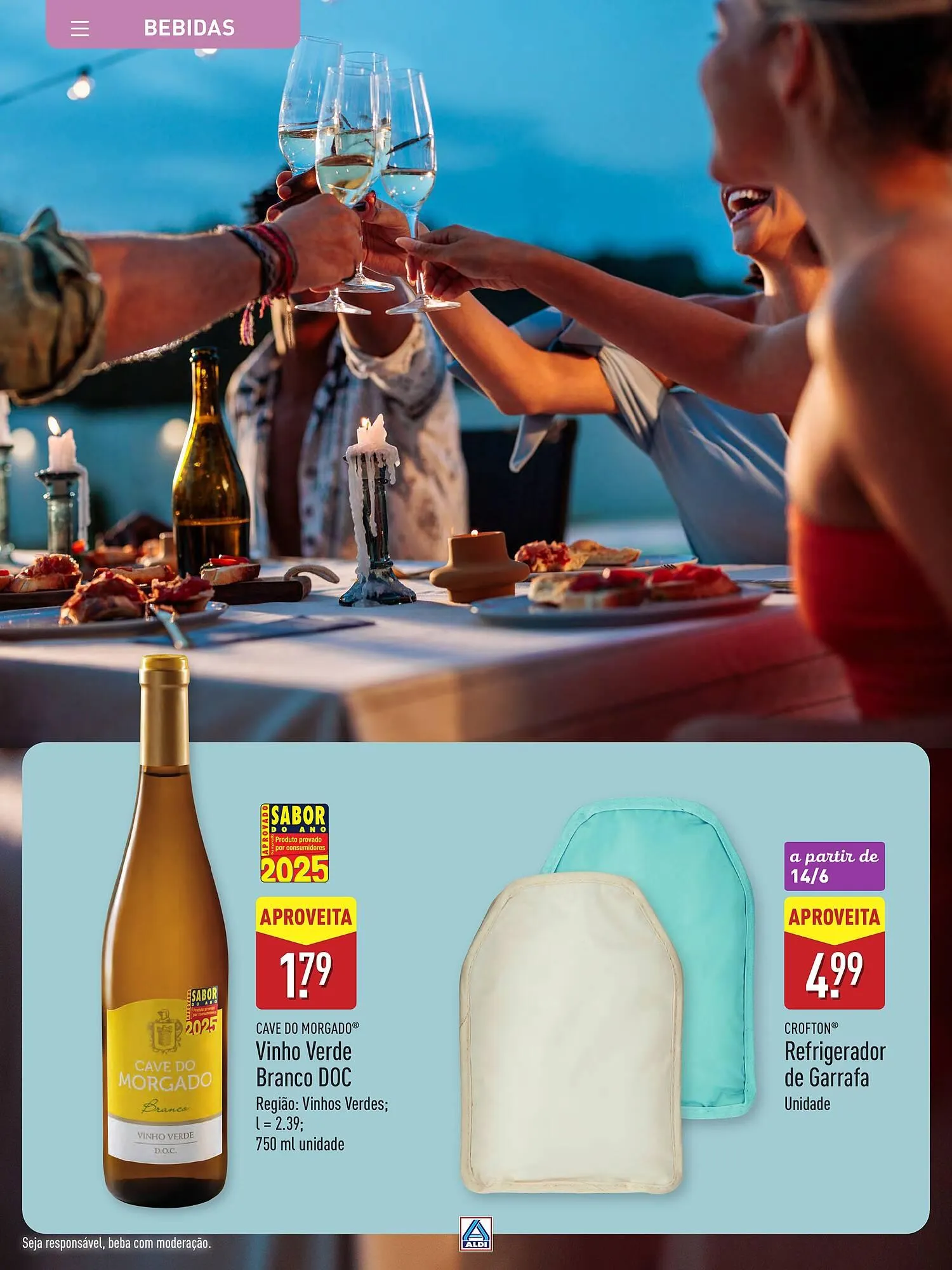 Folheto Folheto ALDI de 9 de junho até 1 de setembro 2025 - Pagina 14