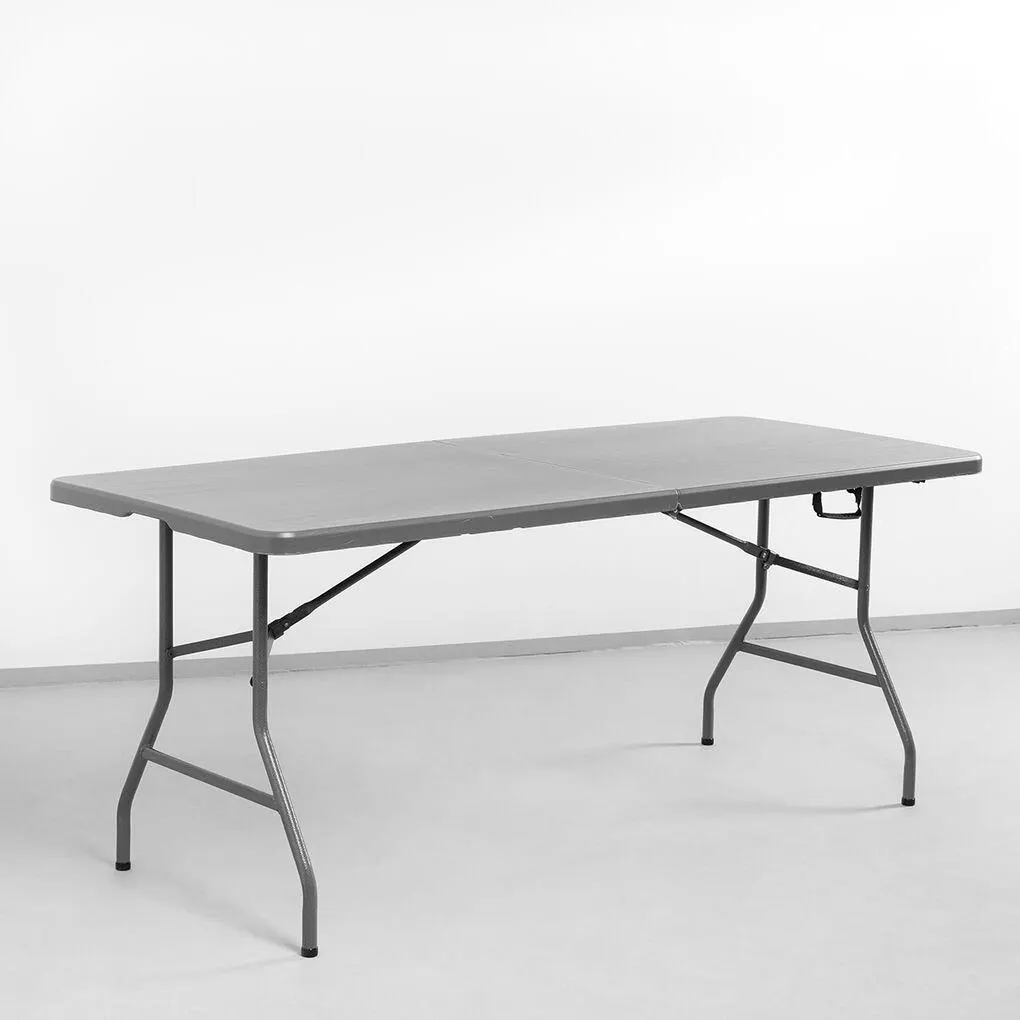 Mesa encartável cinza