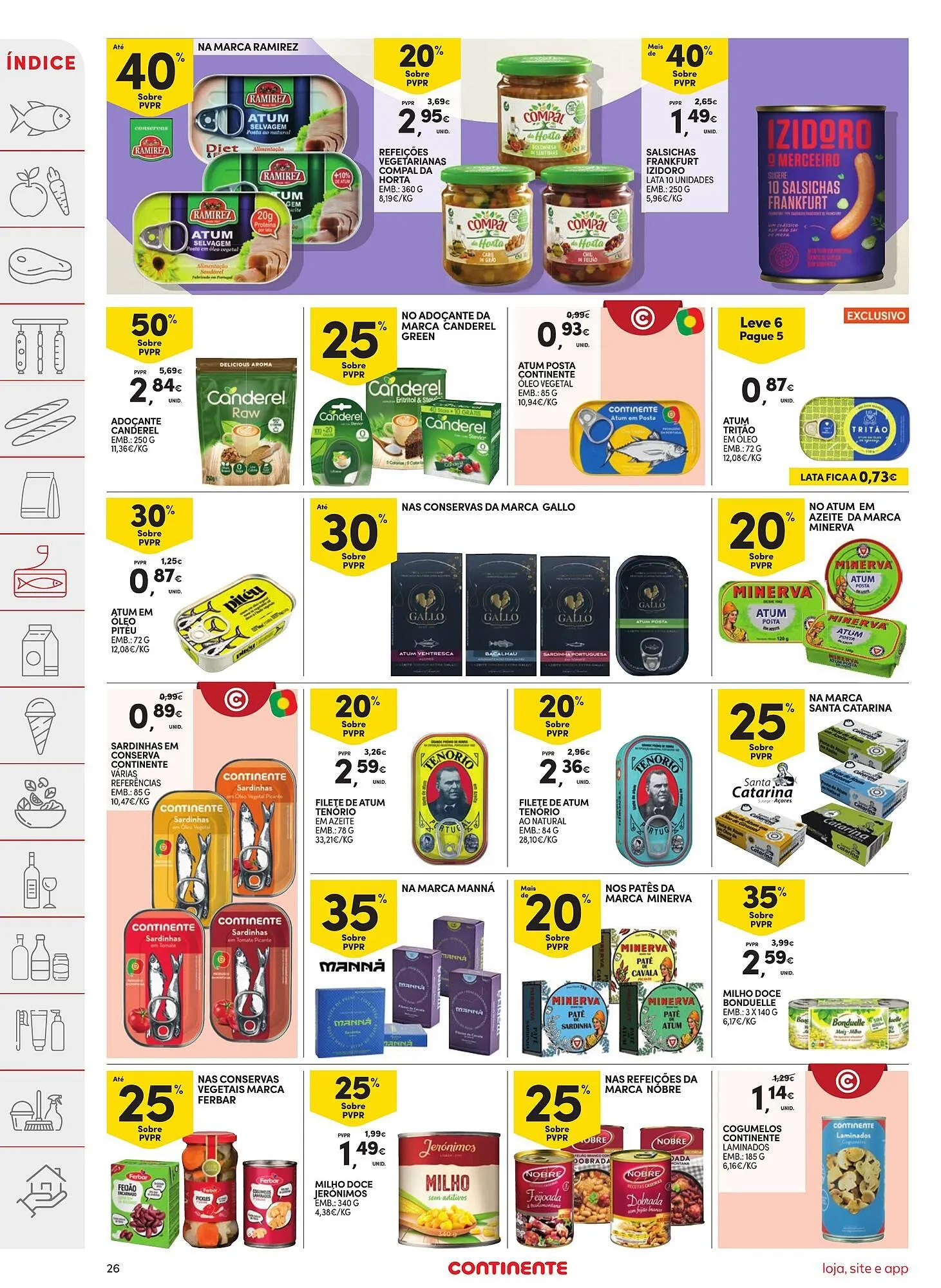 Folheto Folheto Continente de 15 de abril até 21 de abril 2025 - Pagina 26