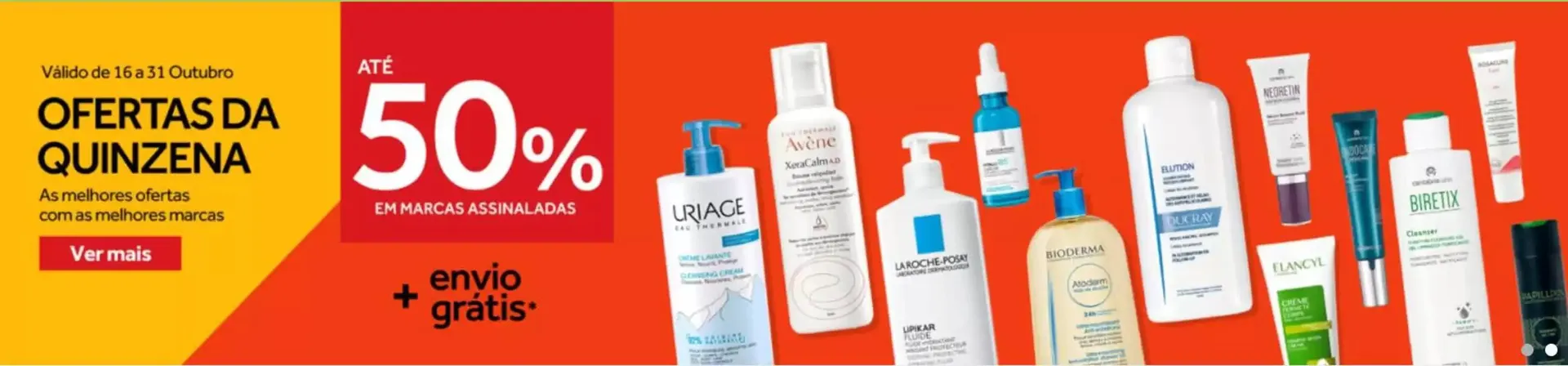 Folheto Até 50% de 17 de outubro até 31 de outubro 2024 - Pagina 1