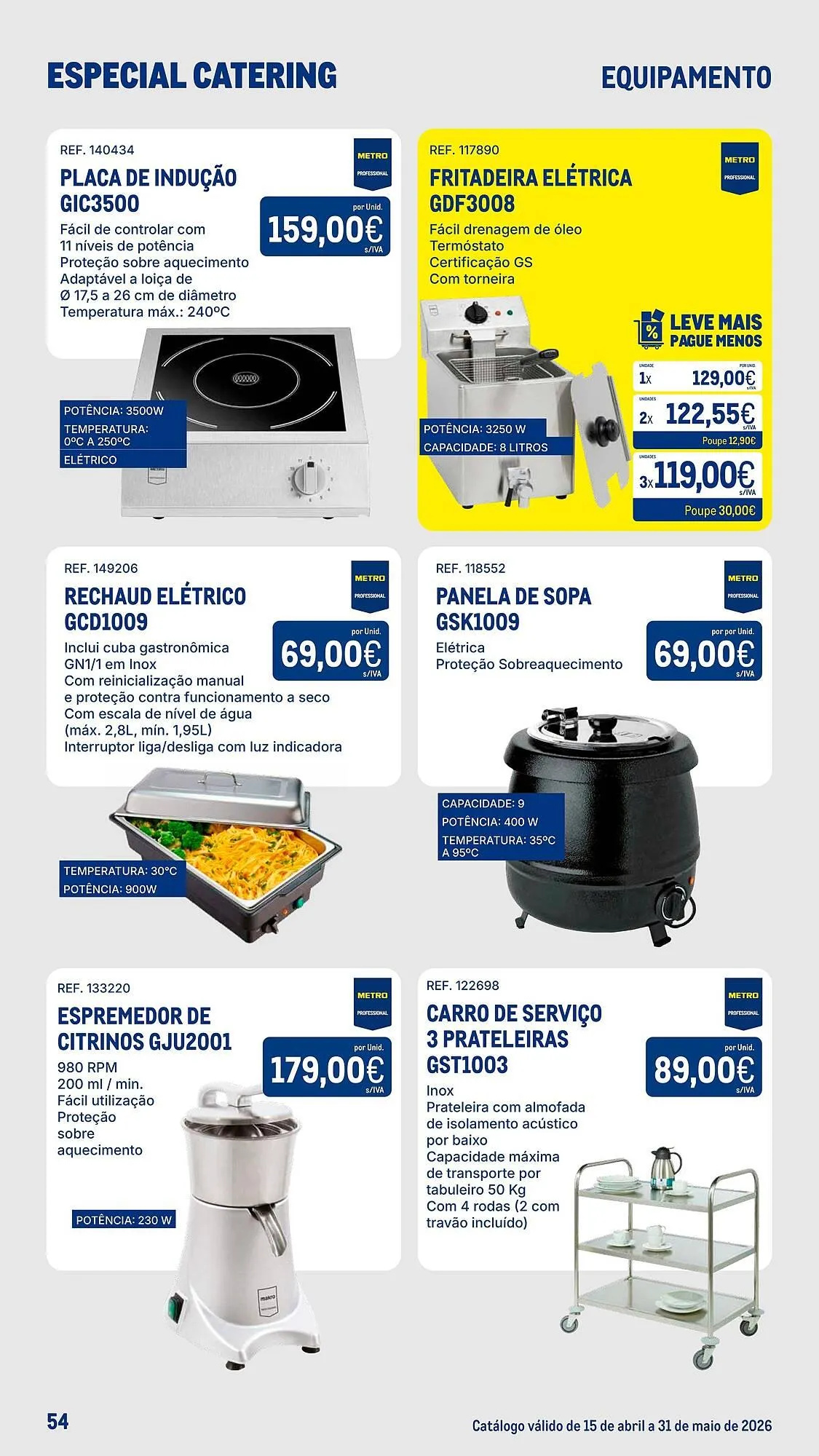 Folheto Catálogo Makro de 16 de abril até 31 de maio 2026 - Pagina 54