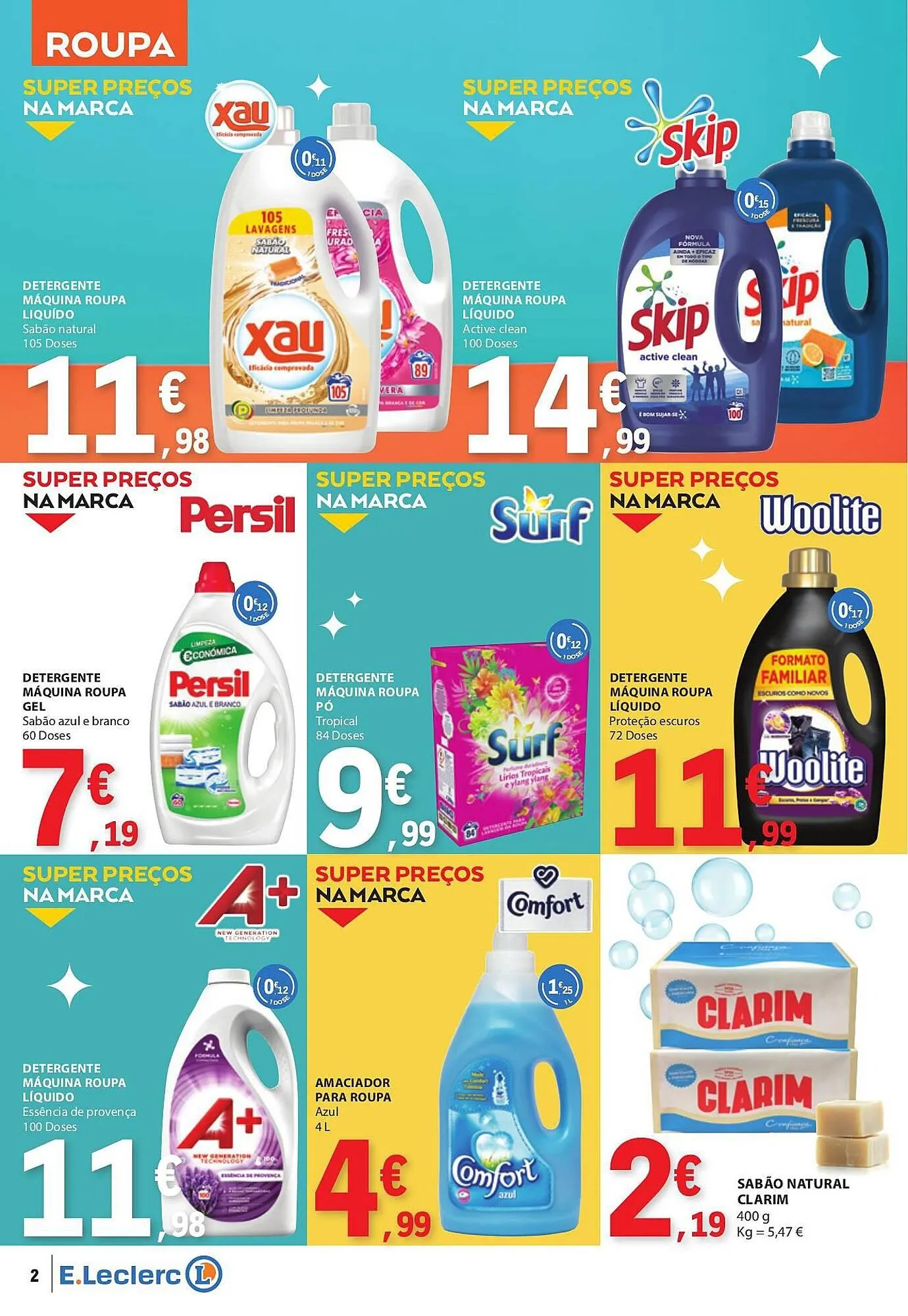 Folheto Folheto E.Leclerc de 4 de março até 16 de março 2025 - Pagina 2