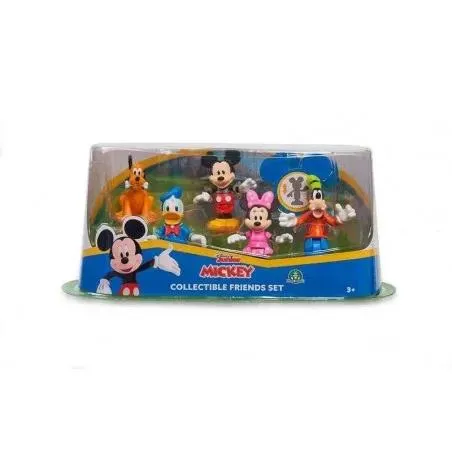 Conjunto de figuras articuladas de Mickey e seus amigos