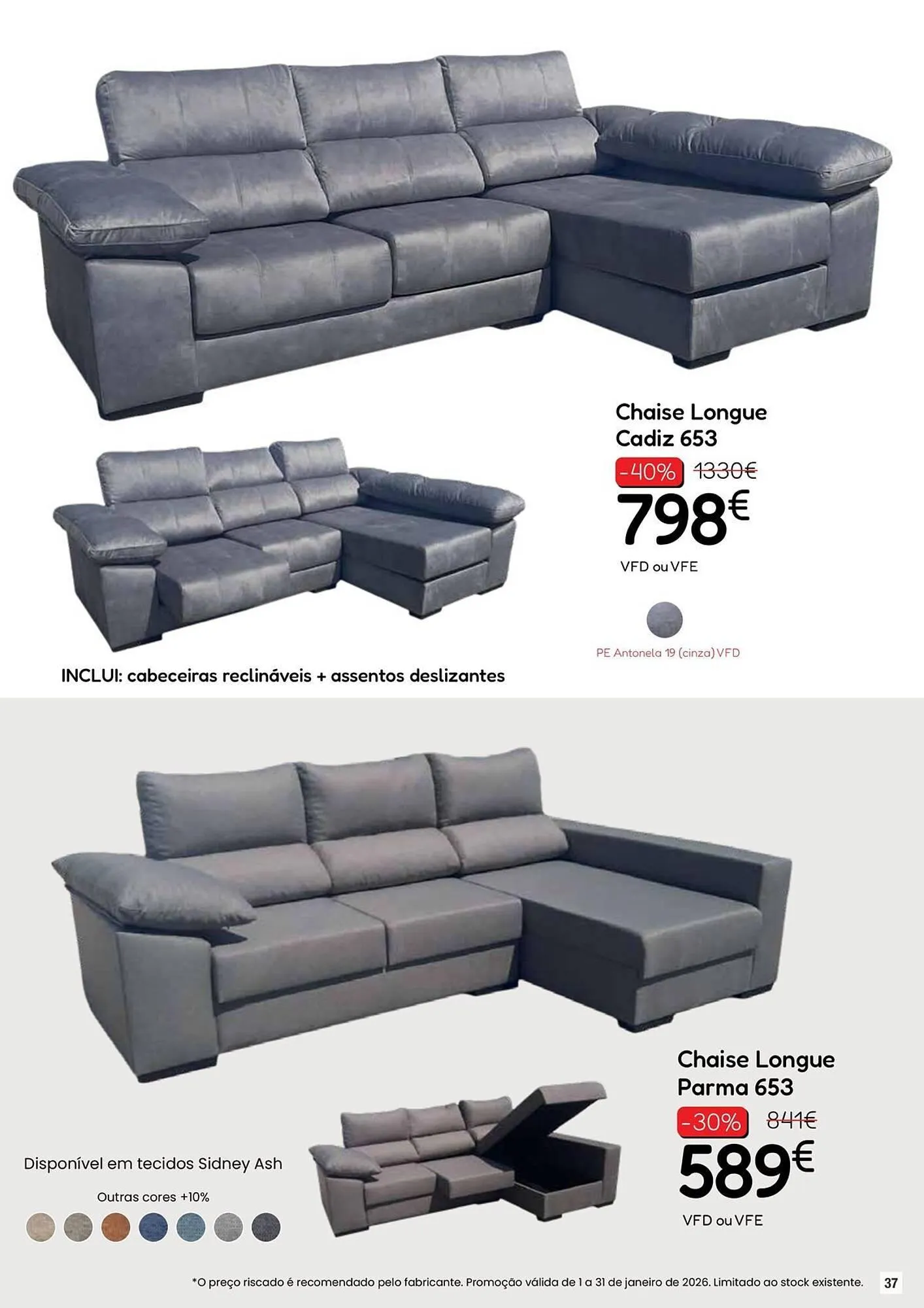 Folheto Folheto Hiper Centro do Móvel de 6 de janeiro até 31 de janeiro 2026 - Pagina 37