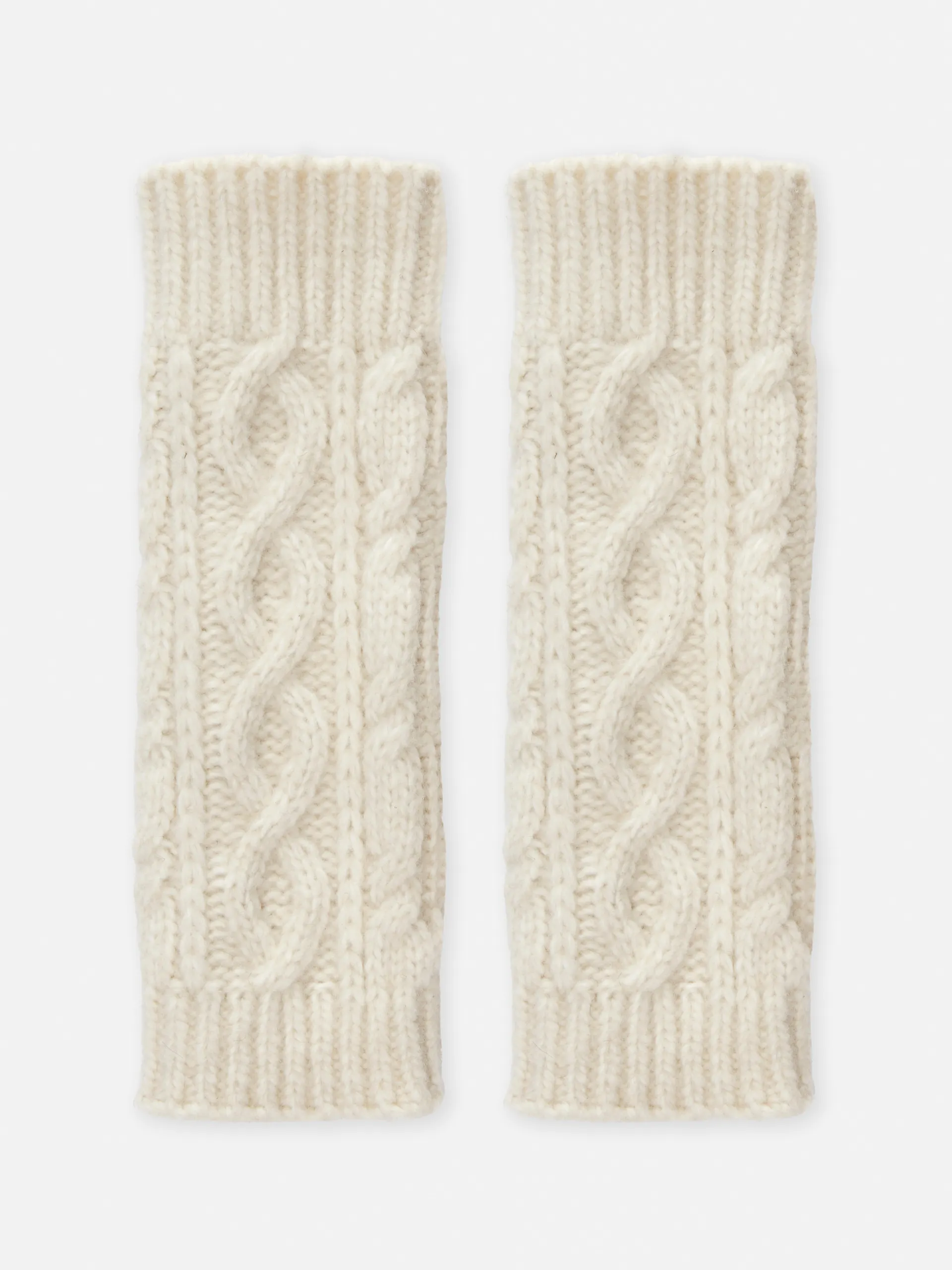 Aquecedores de pulso malha entrançada