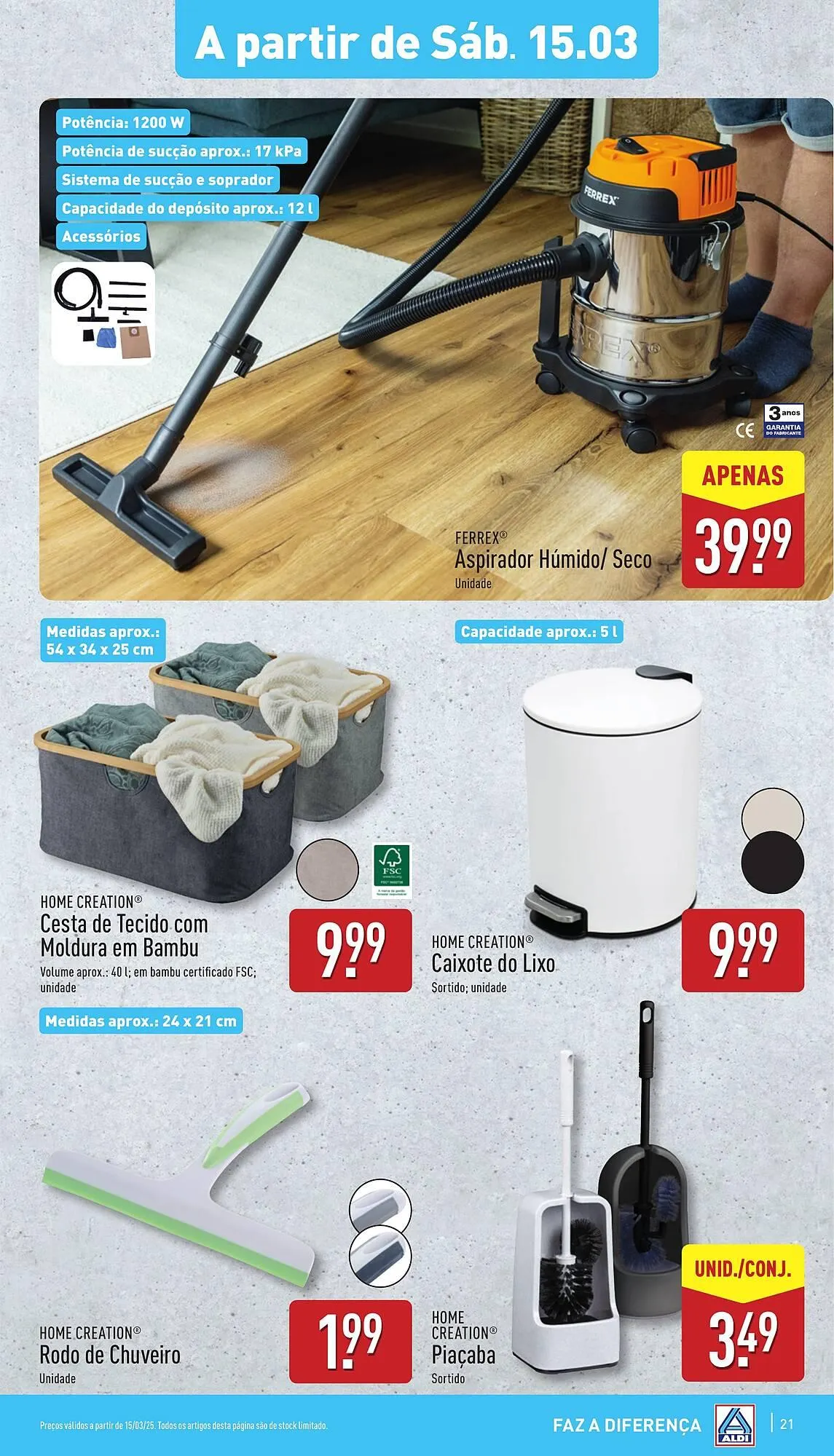 Folheto Folheto ALDI de 12 de março até 18 de março 2025 - Pagina 21