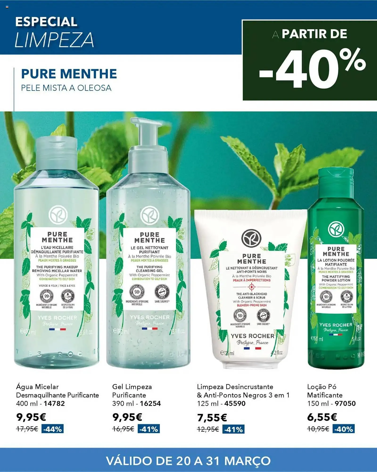 Folheto Folheto Yves Rocher de 20 de março até 31 de março 2025 - Pagina 9