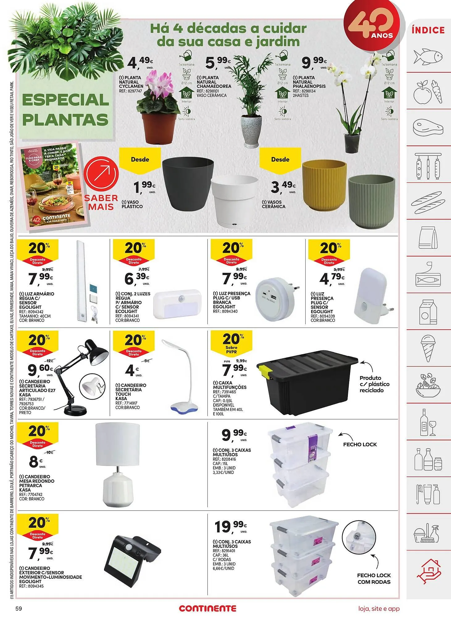 Folheto Folheto Continente de 18 de março até 24 de março 2025 - Pagina 59