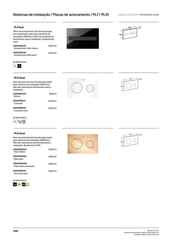 Folheto Soluções de Banho de 6 de janeiro até 31 de dezembro 2025 - Pagina 500