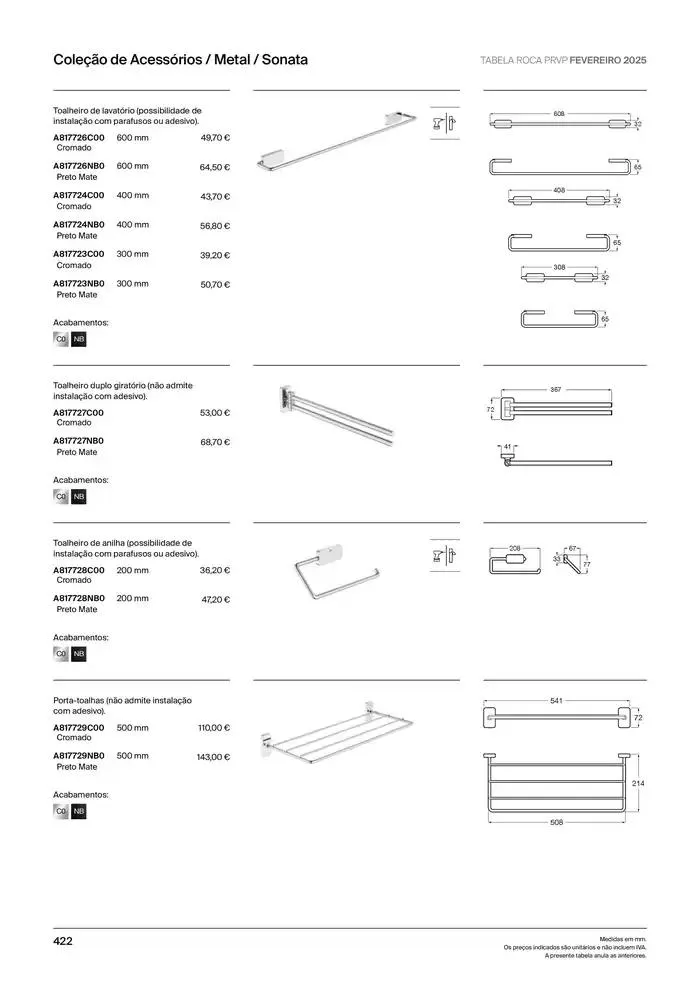 Folheto Soluções de Banho  de 6 de janeiro até 31 de dezembro 2025 - Pagina 424