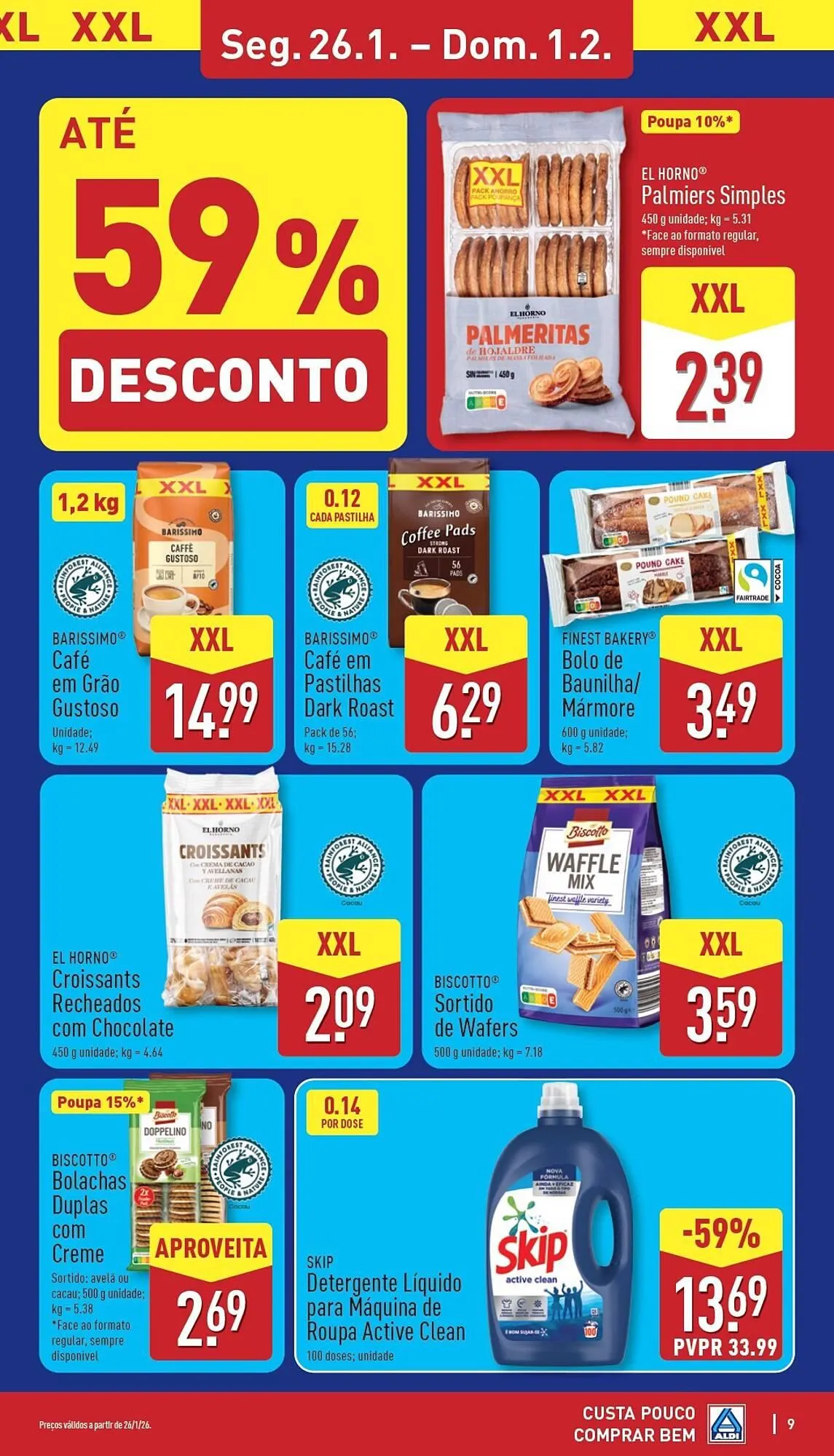 Folheto Folheto ALDI de 26 de janeiro até 1 de fevereiro 2026 - Pagina 9
