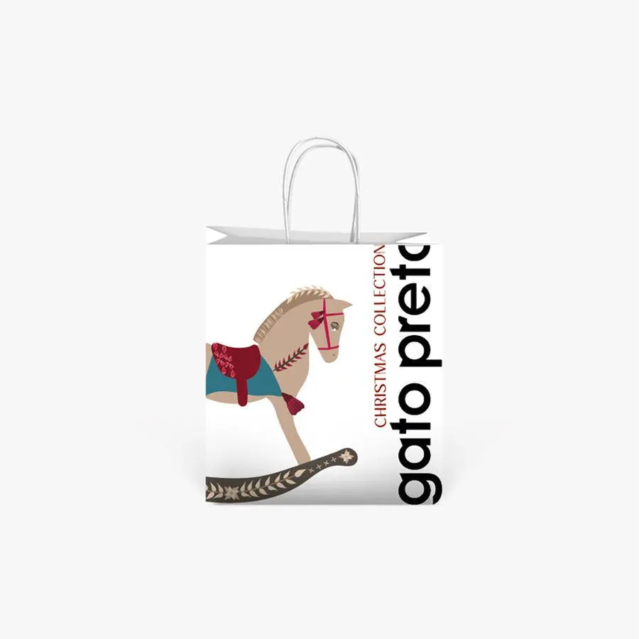 Saco de Natal Gato Preto S CHRISTMAS MEMORIES