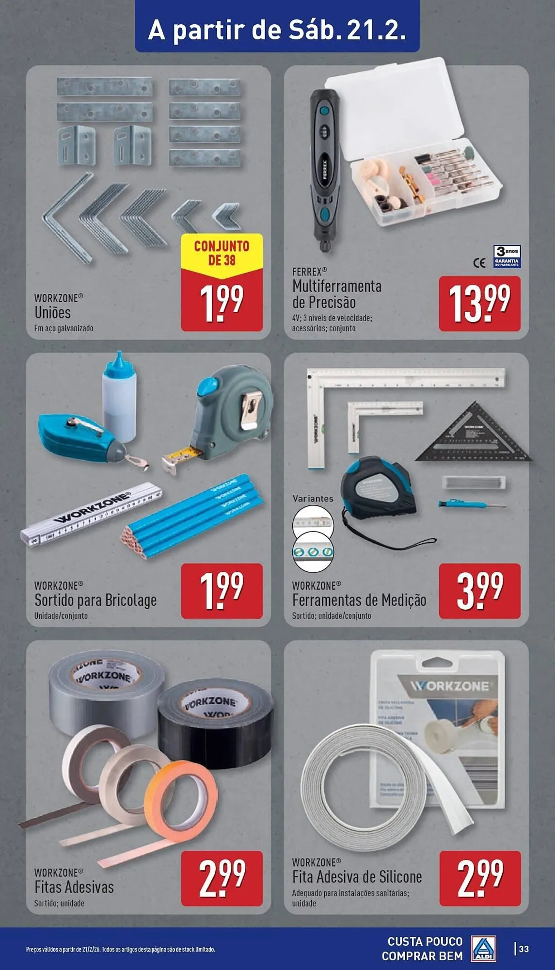 Folheto Folheto ALDI de 16 de fevereiro até 22 de fevereiro 2026 - Pagina 33