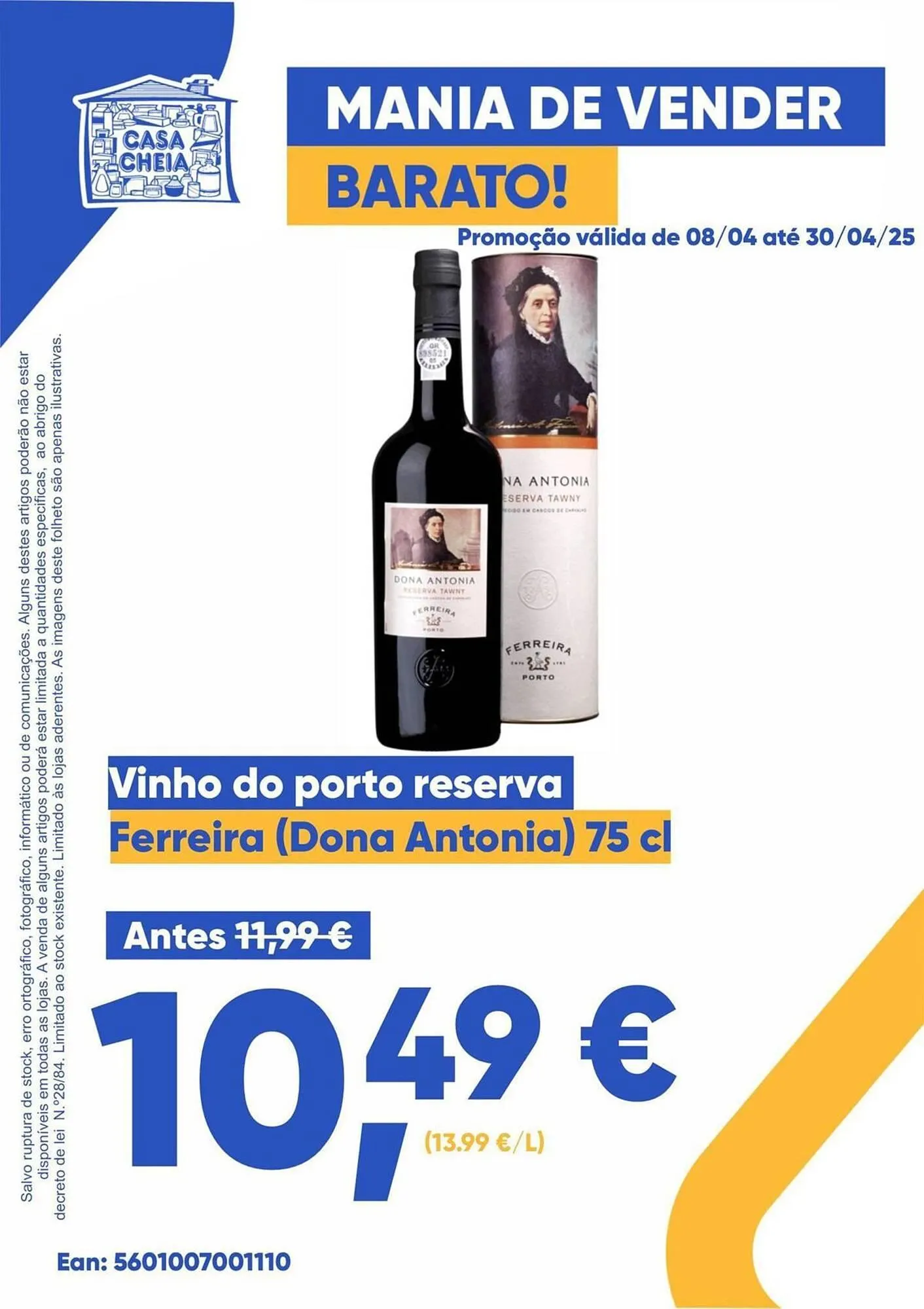 Folheto Folheto Casa Cheia de 8 de abril até 20 de abril 2025 - Pagina 1