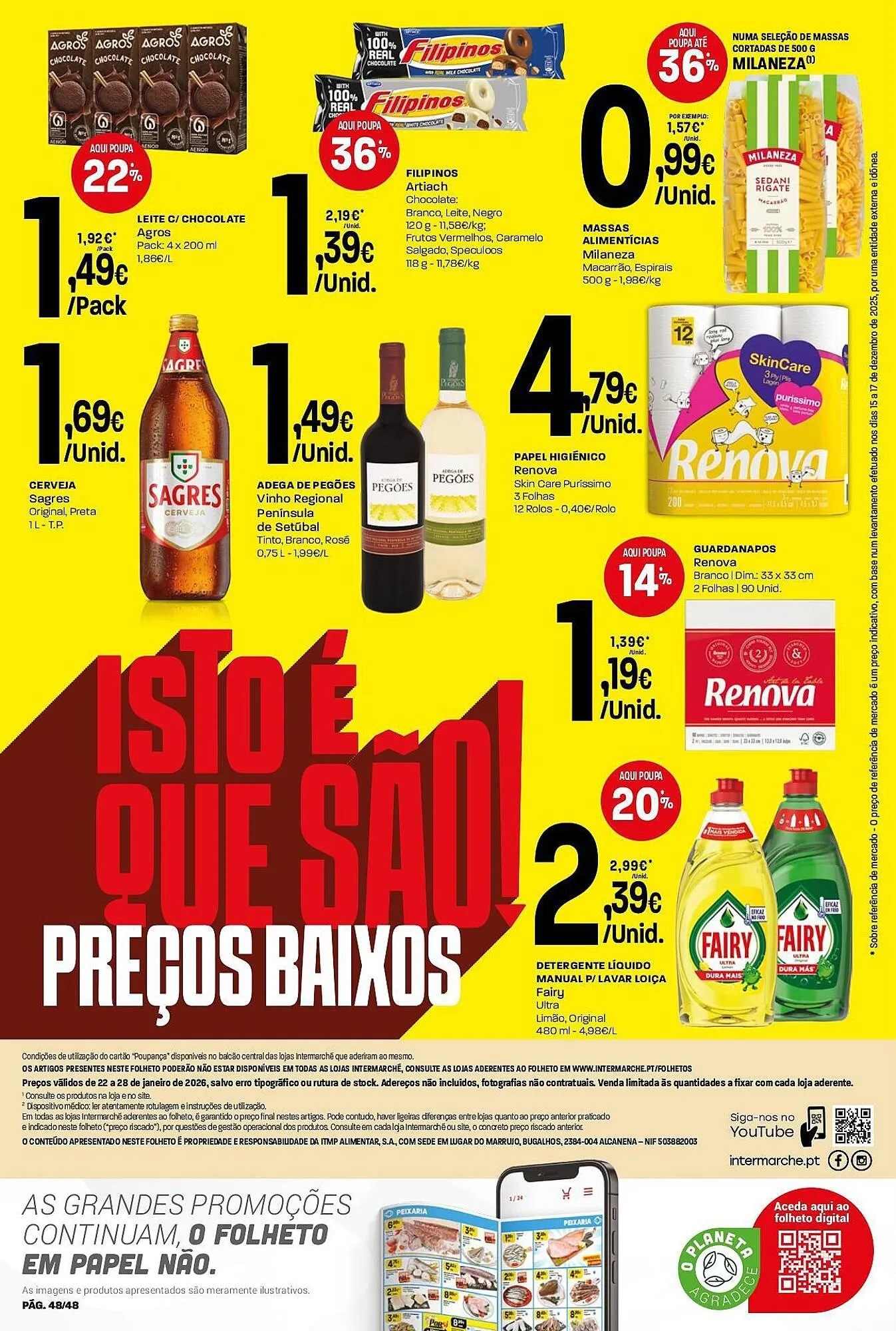 Folheto Folheto Intermarché de 22 de janeiro até 28 de janeiro 2026 - Pagina 48