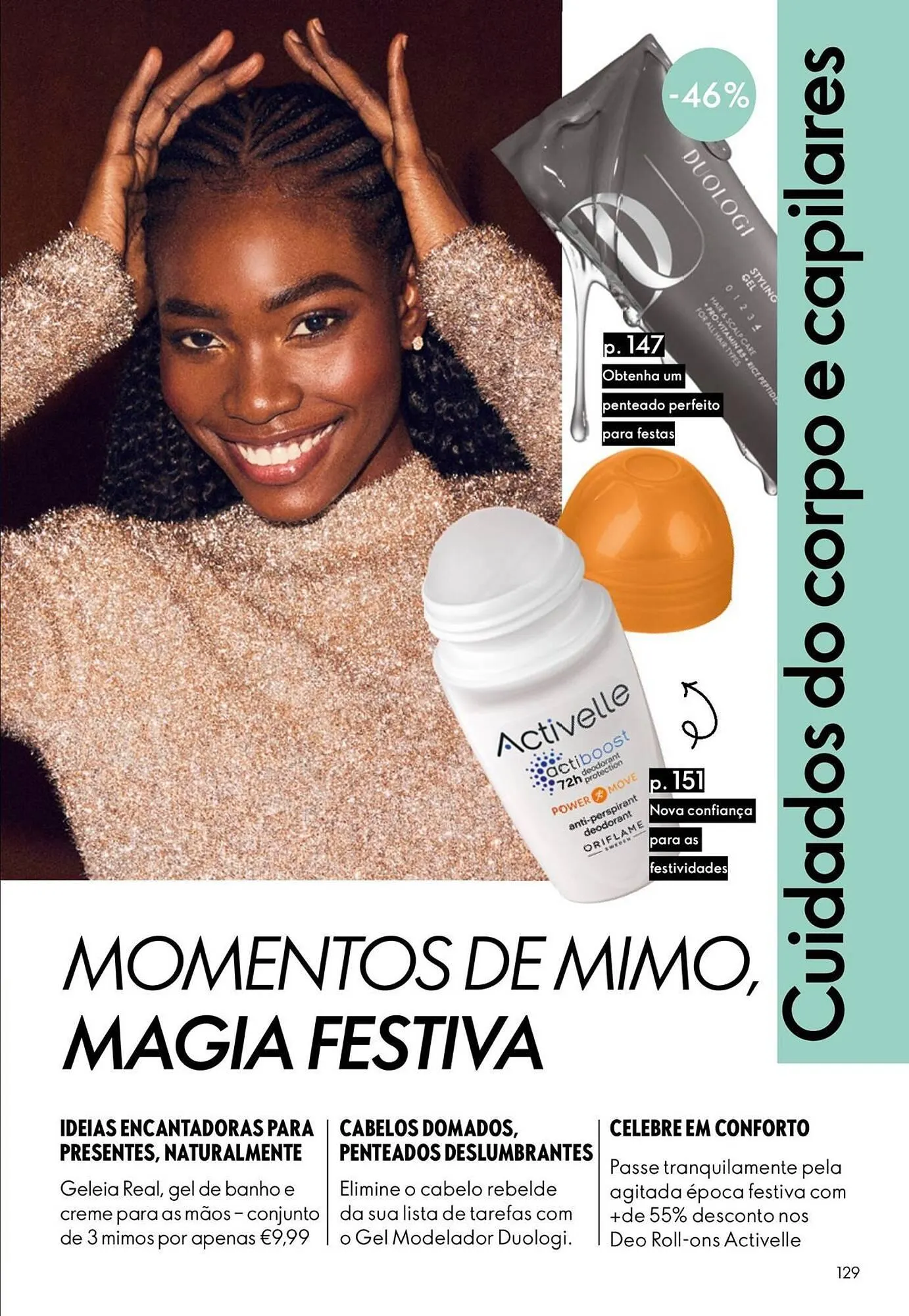 Folheto Catálogo Oriflame de 3 de dezembro até 22 de dezembro 2025 - Pagina 129